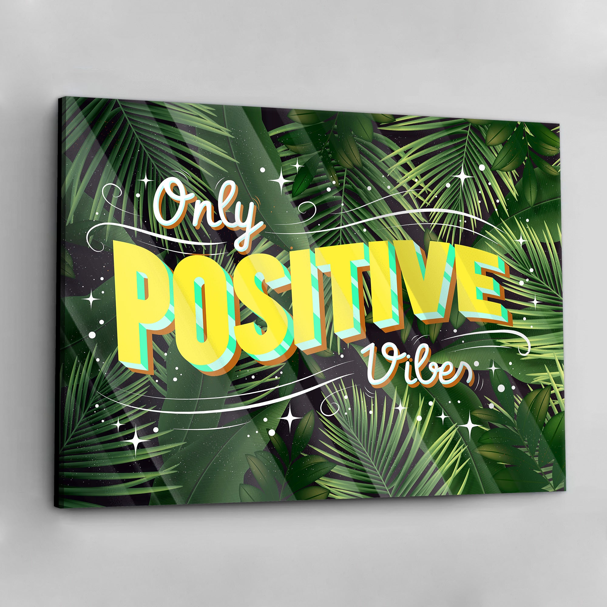 Positive Vibes - Leinwandbild