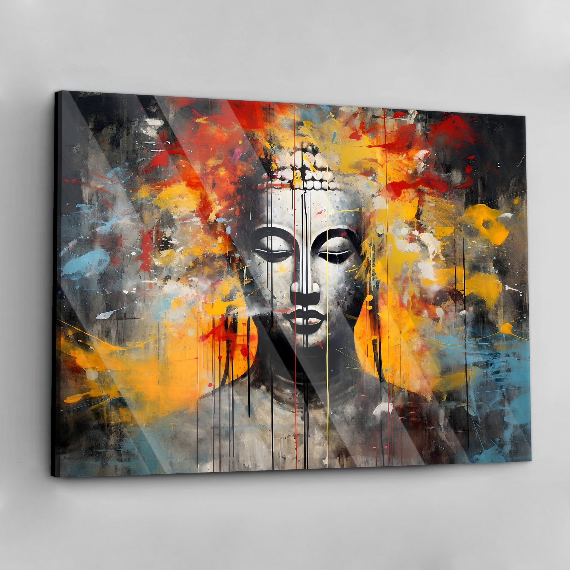 Meditative Splashes - canvas picture