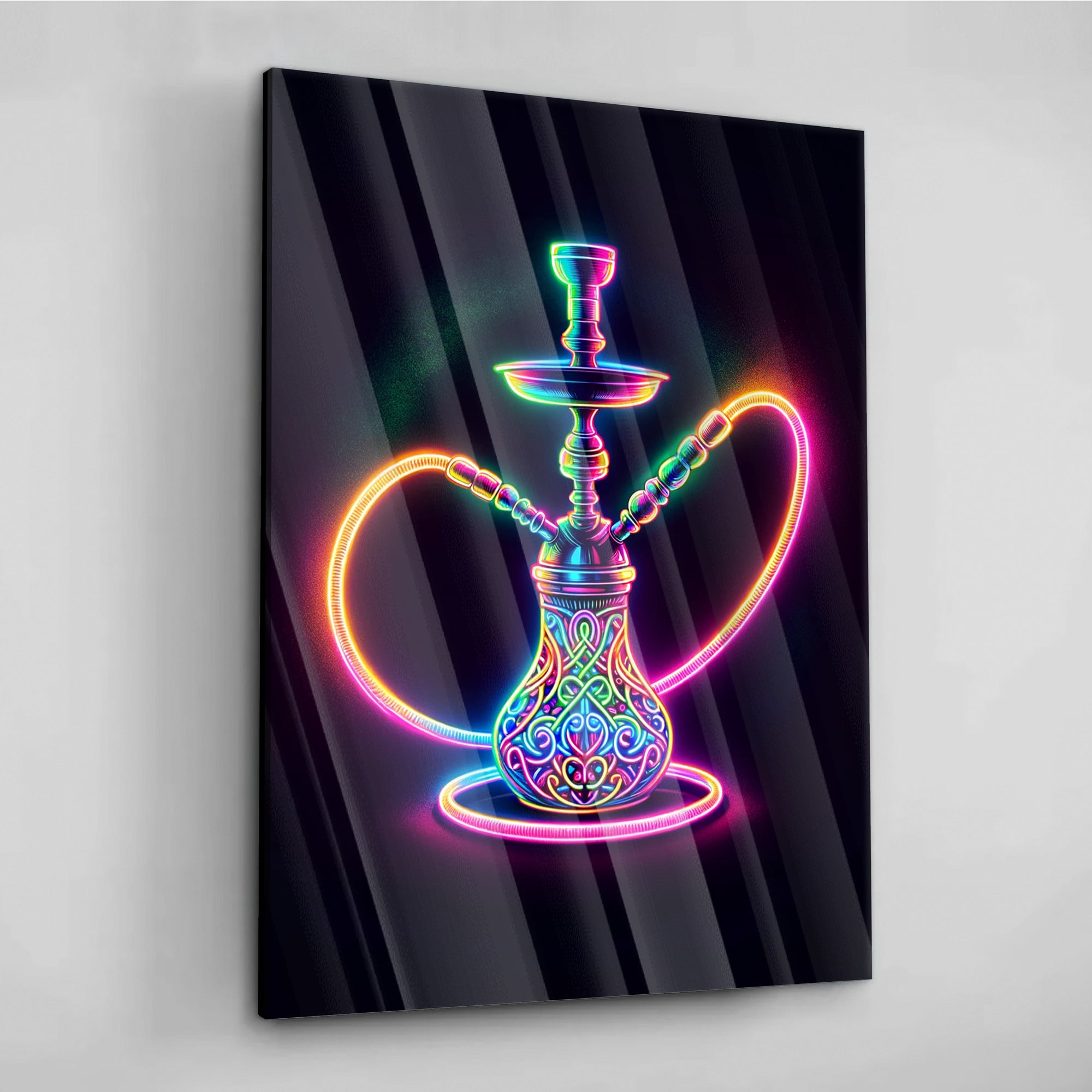 Neon Shisha - Leinwandbild