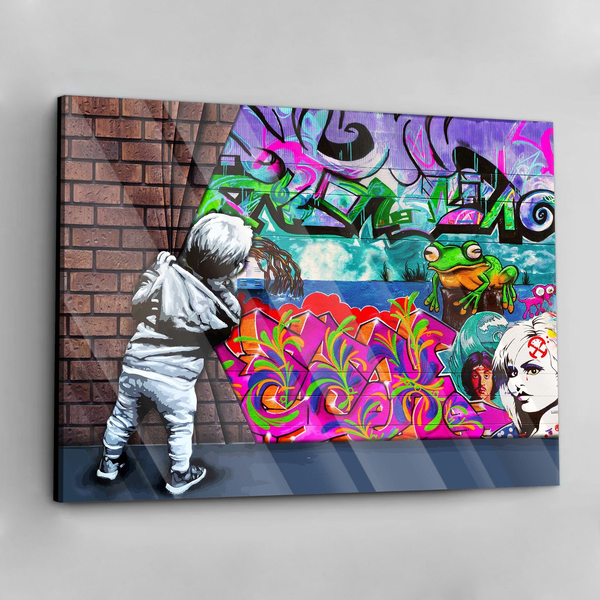 Graffiti's Secret - aluminum acrylic glass