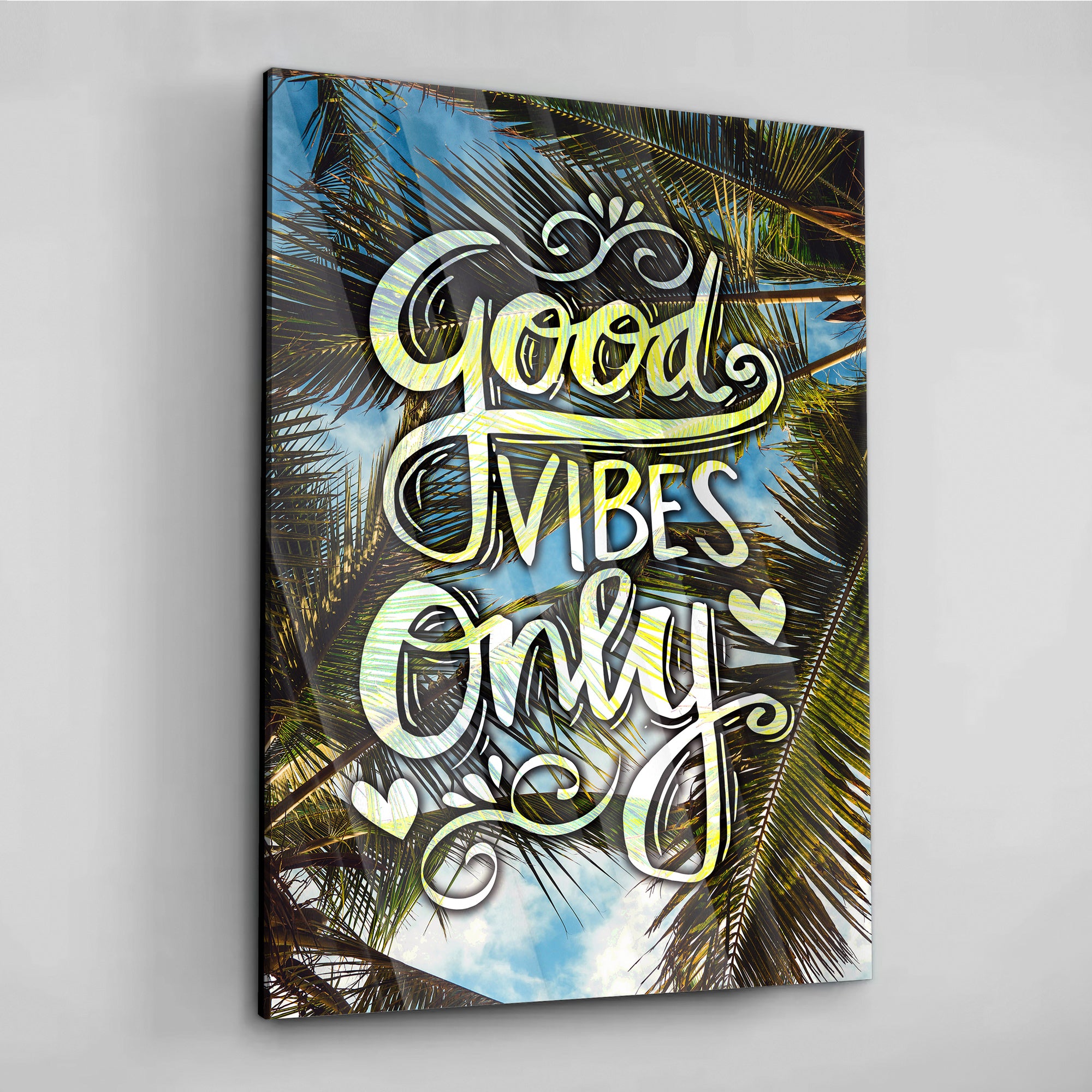 Good Vibes Only - Alu Acrylglas