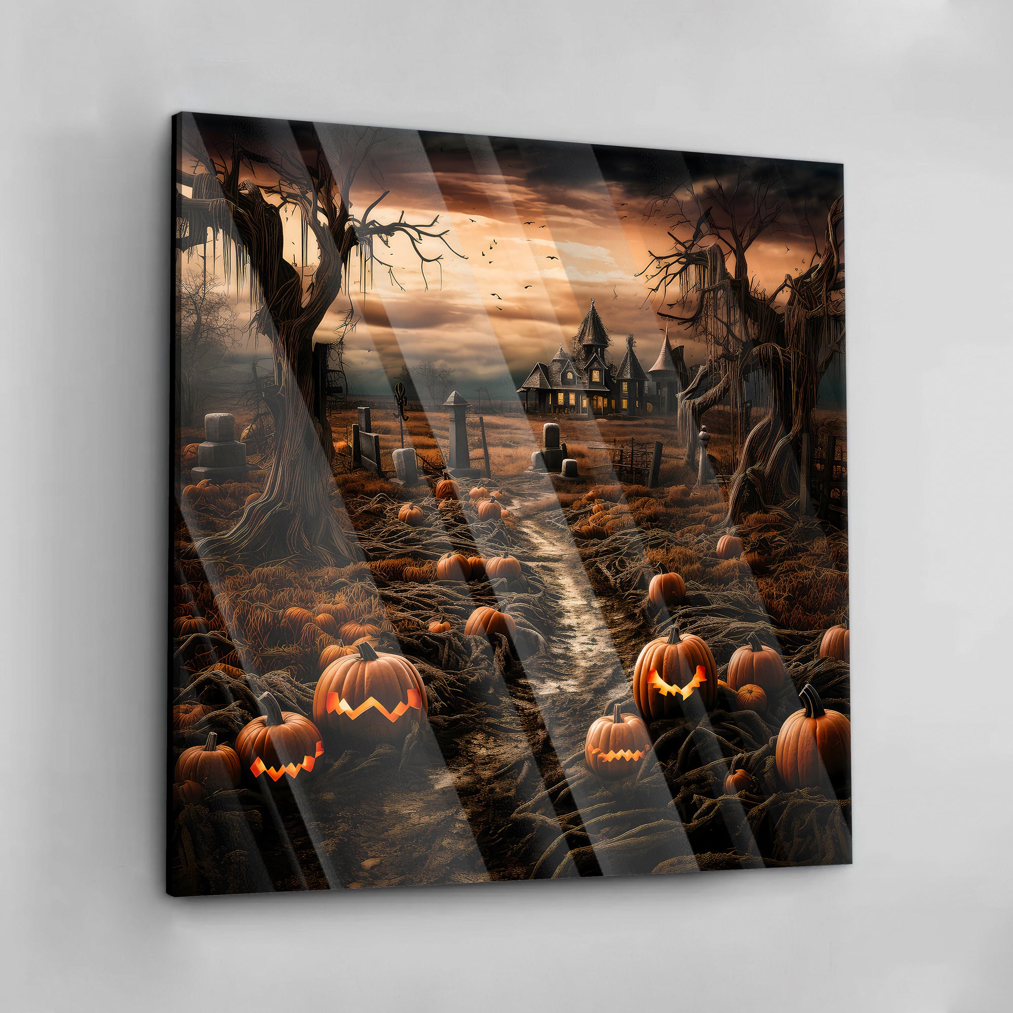 Spooky Pathway - Alu Acrylglas