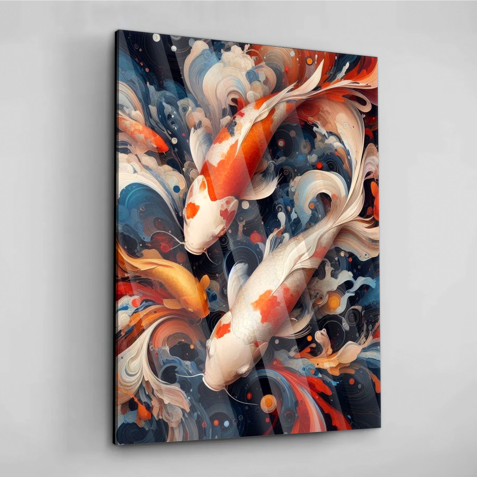 Koi Swimmers - Alu Acrylglas