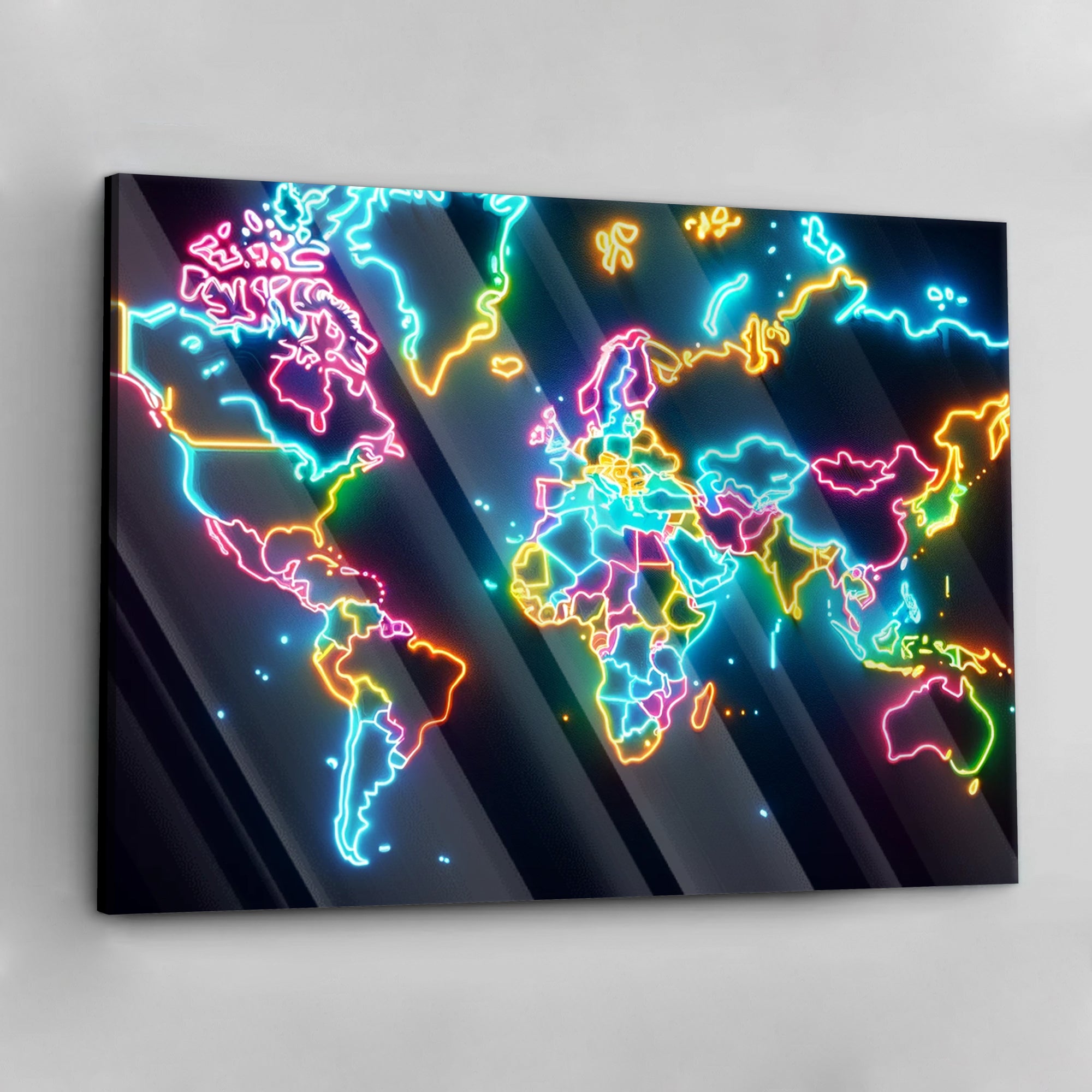 Neon World - Alu Acrylglas