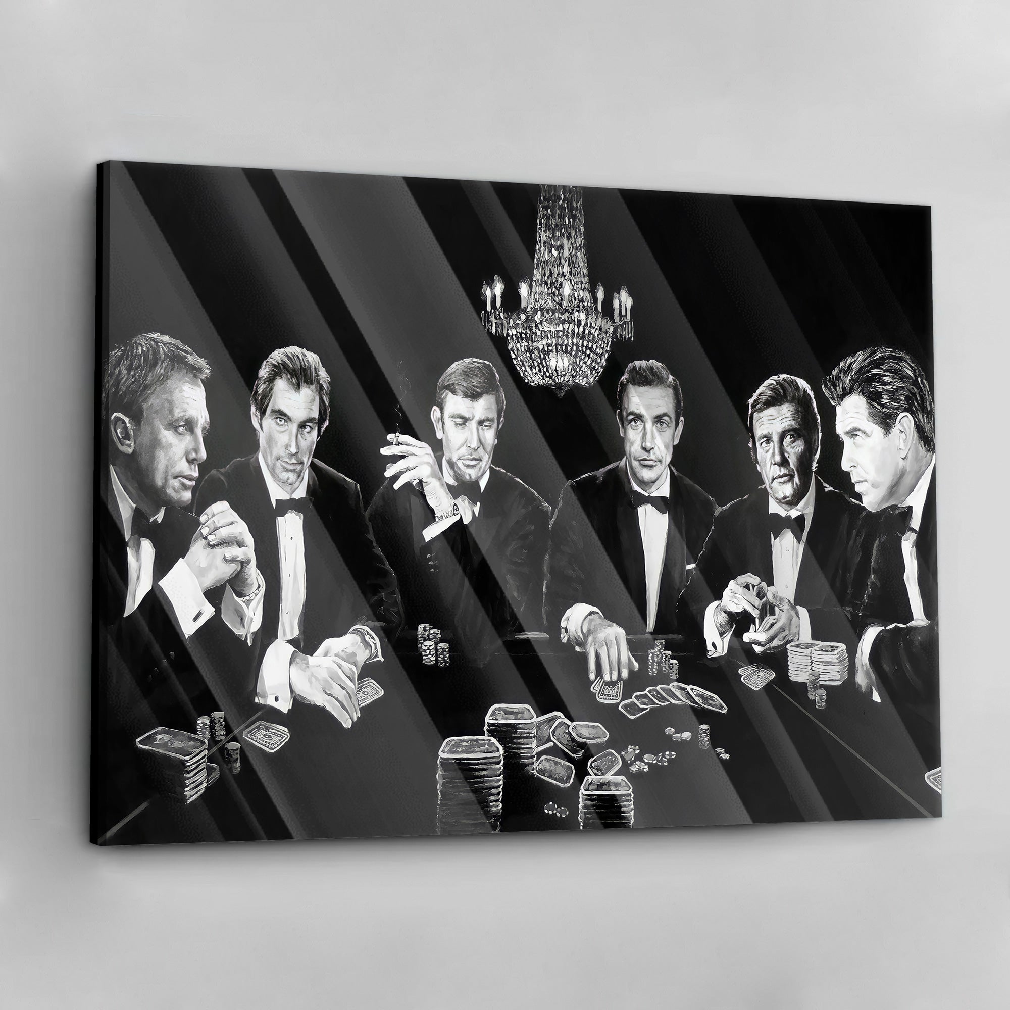 Gentlemen's Game - aluminum acrylic glass