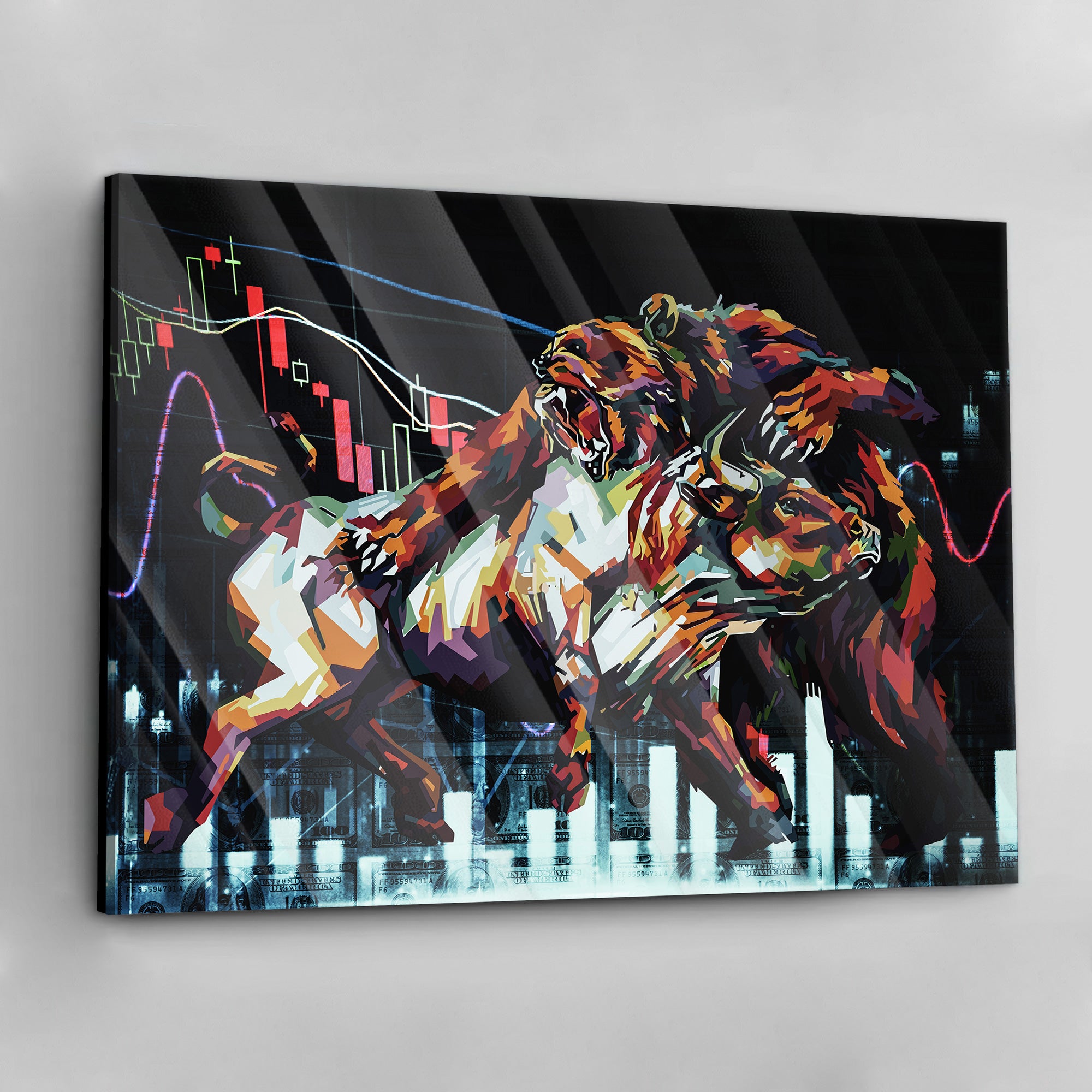 Battle of the Matrix - aluminum acrylic glass