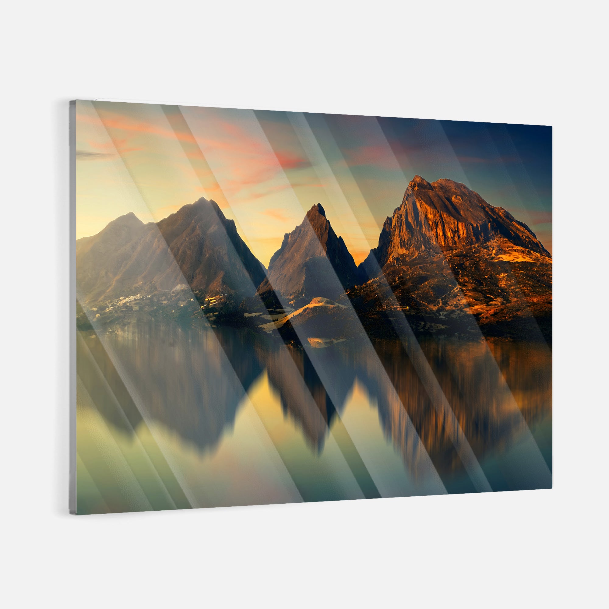 Mountain Reflection - canvas picture