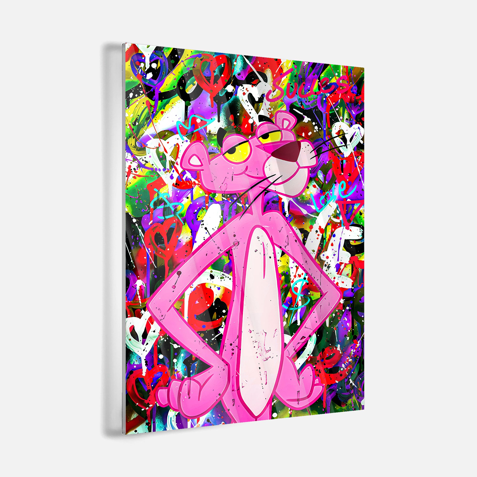 Pink Panther Love - canvas picture