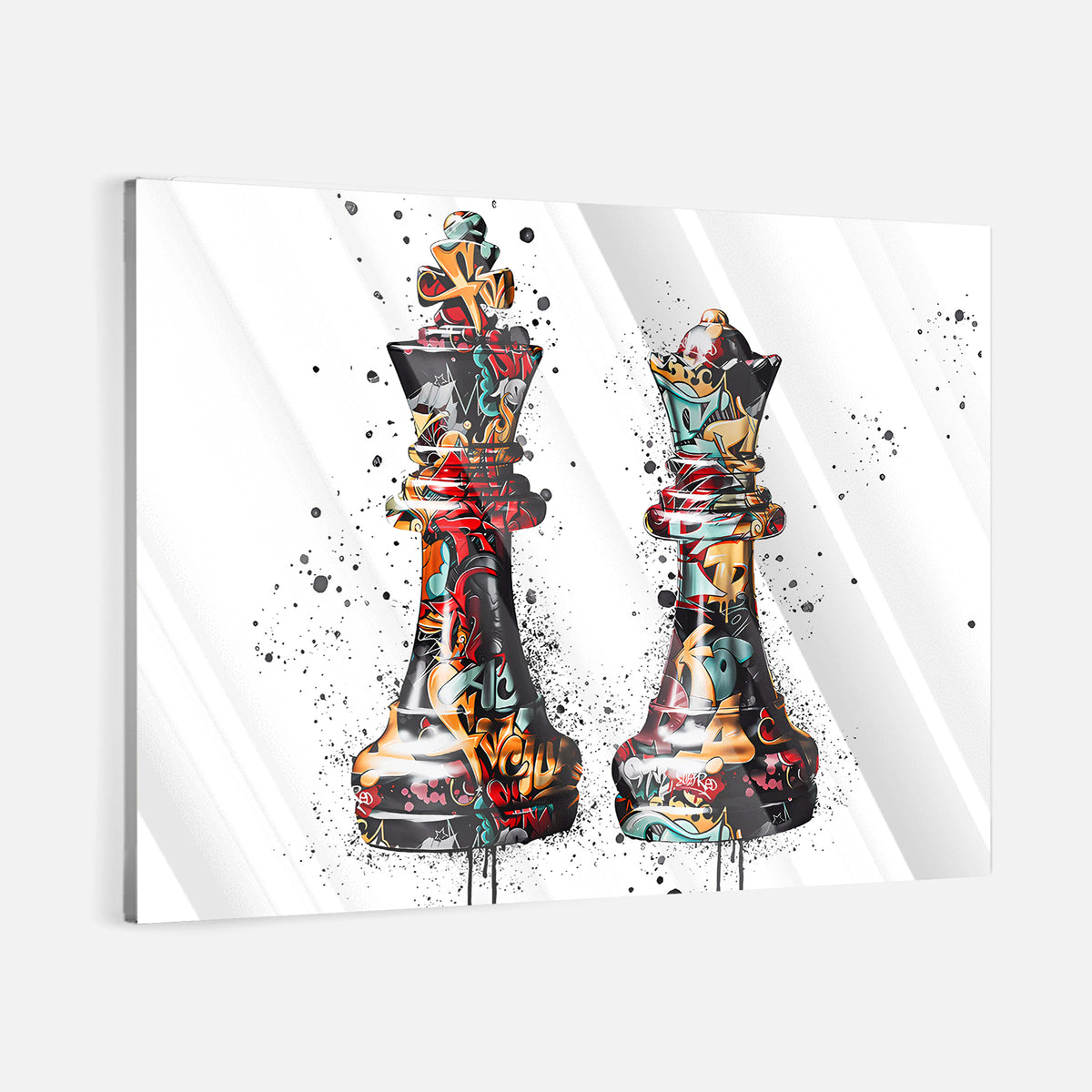 Graffiti Chess - Acrylglas