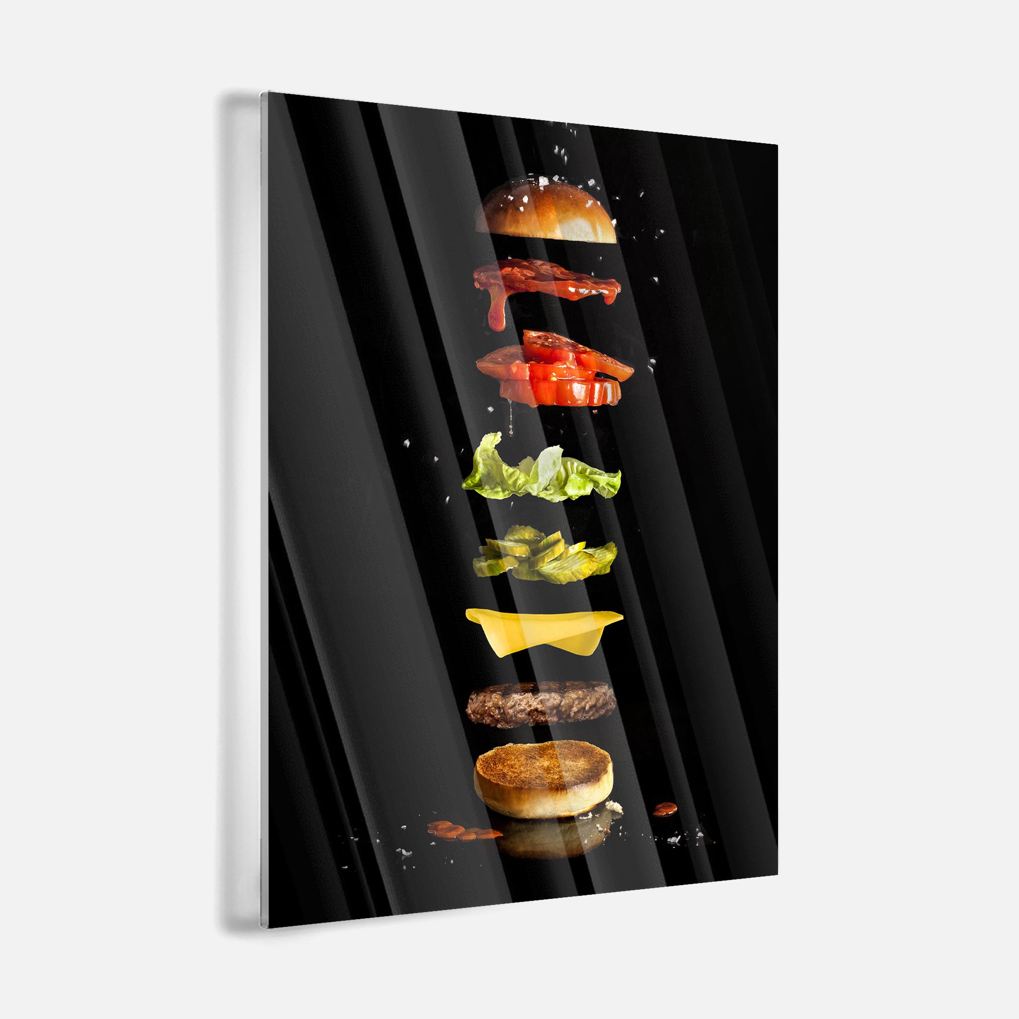 Cinematic Cheeseburger - canvas picture