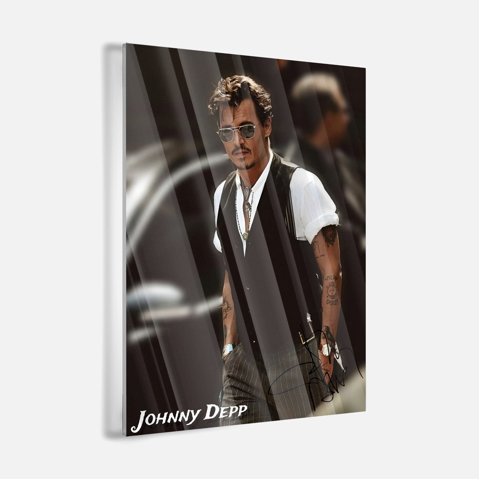 Stylish Johny Depp - Acrylglas