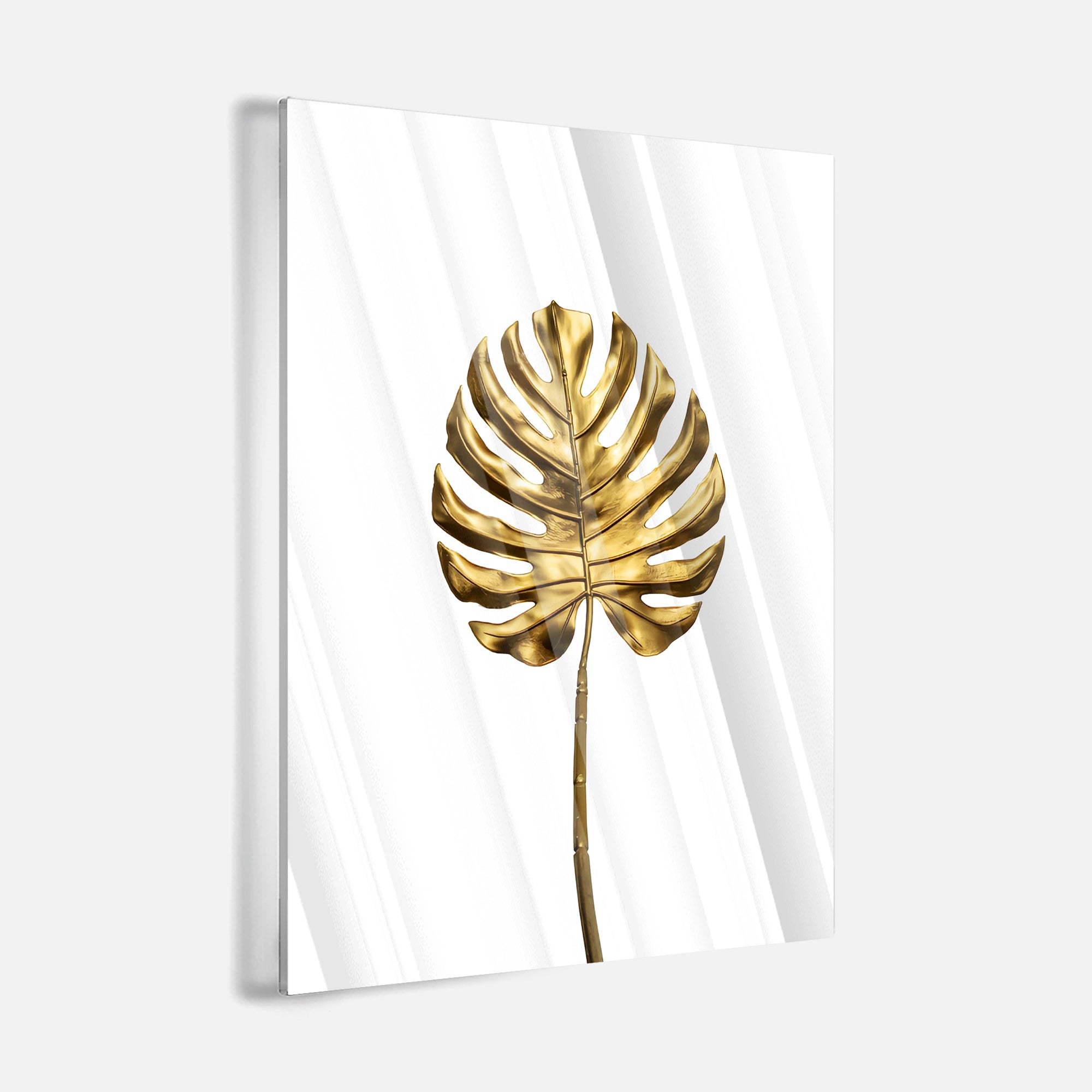 Golden Plant - Acrylglas