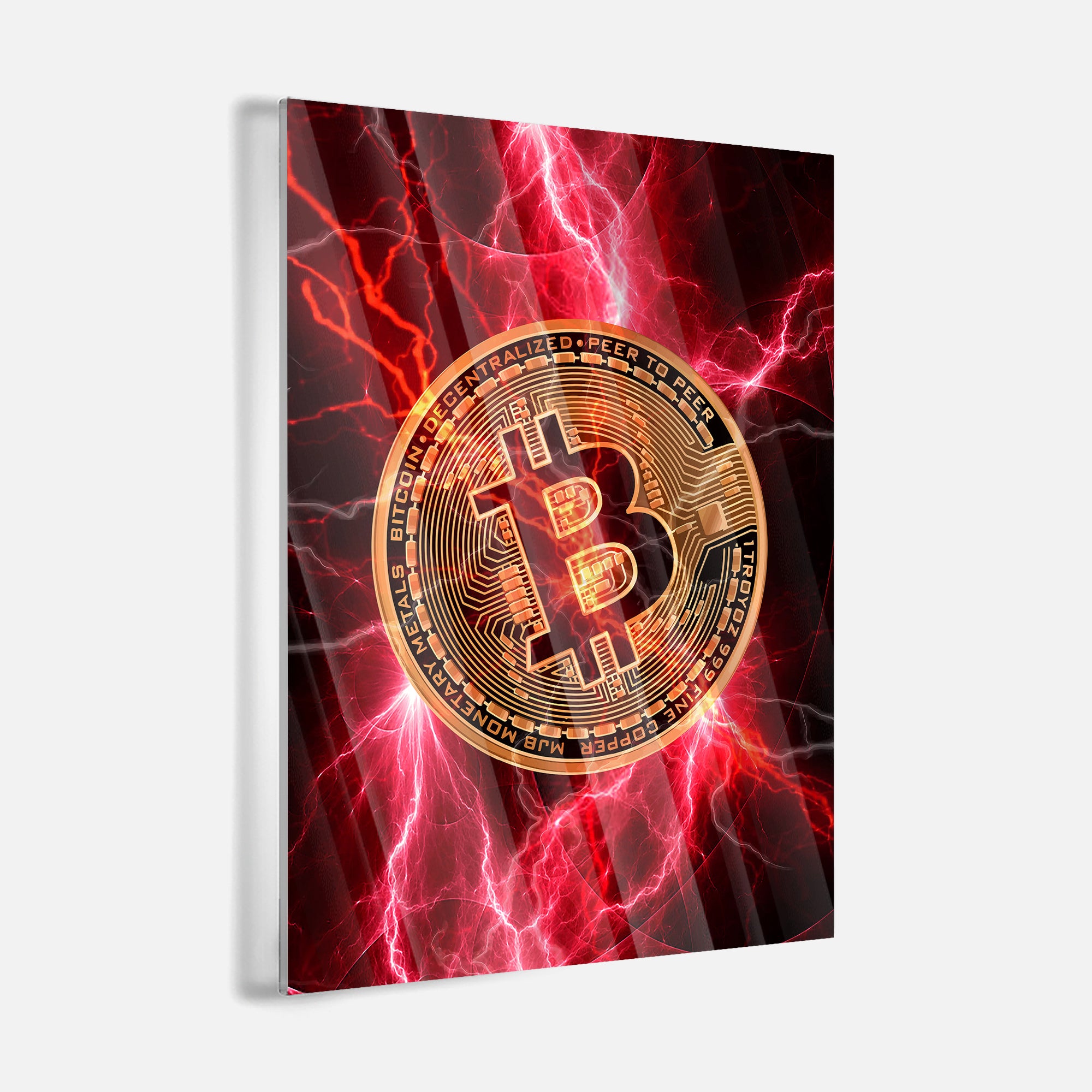 Bitcoin Power - acrylic glass