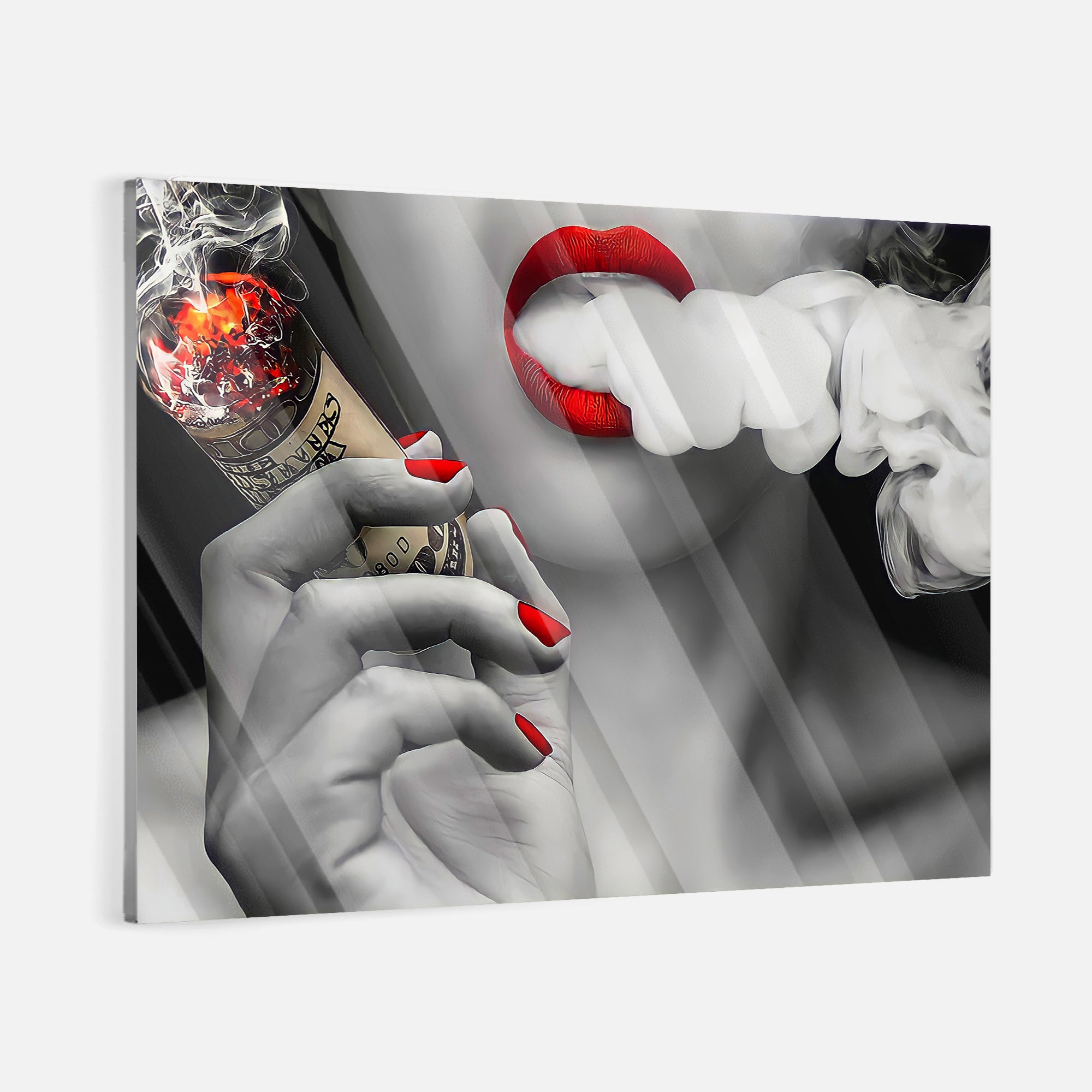 Red Smoking - acrylic glass