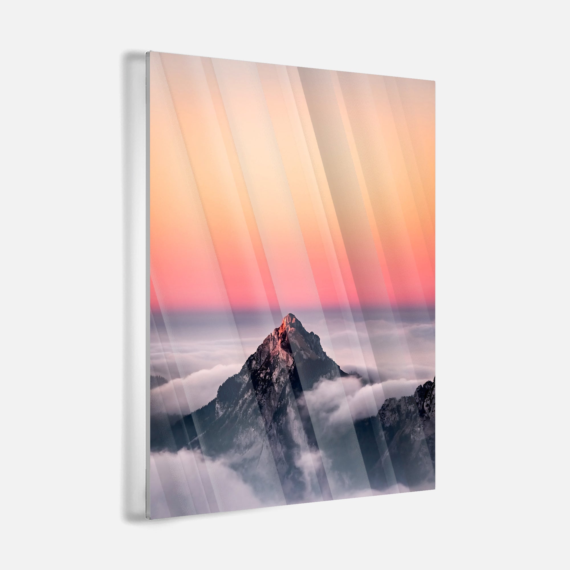 Mountain's Glow - canvas picture