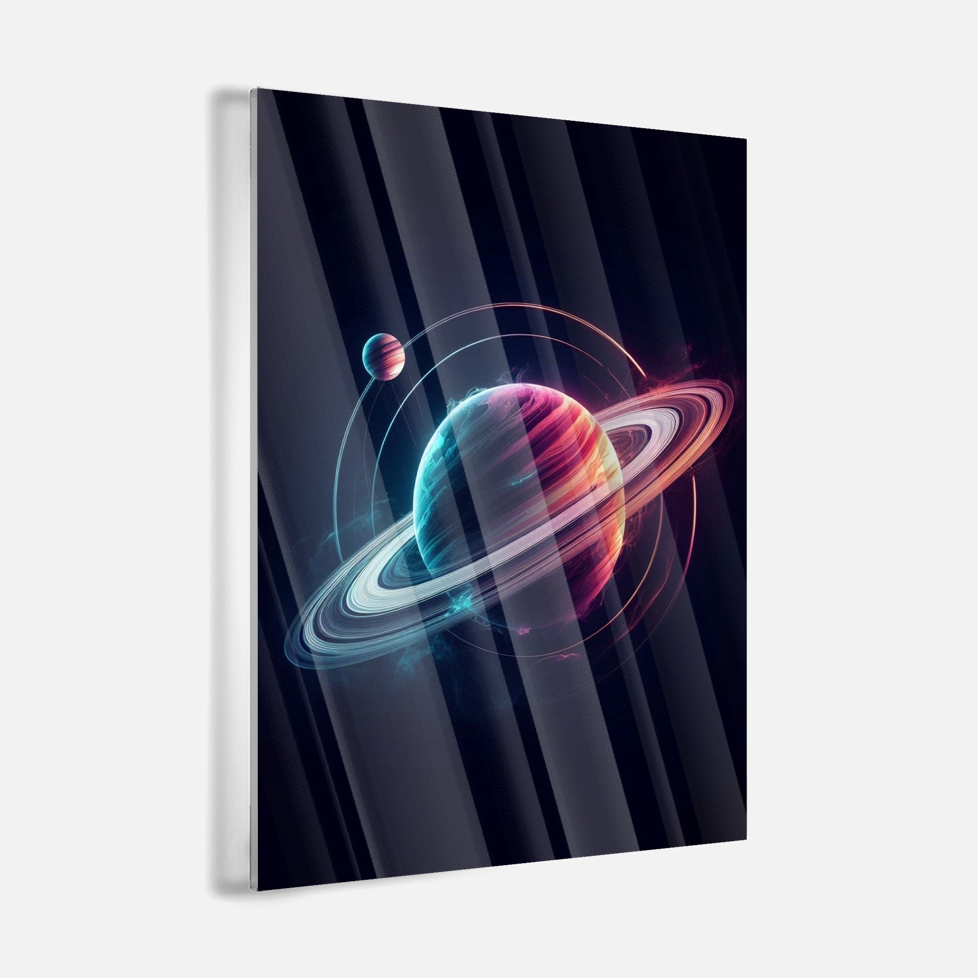 Saturn Galactic Rings - Leinwandbild