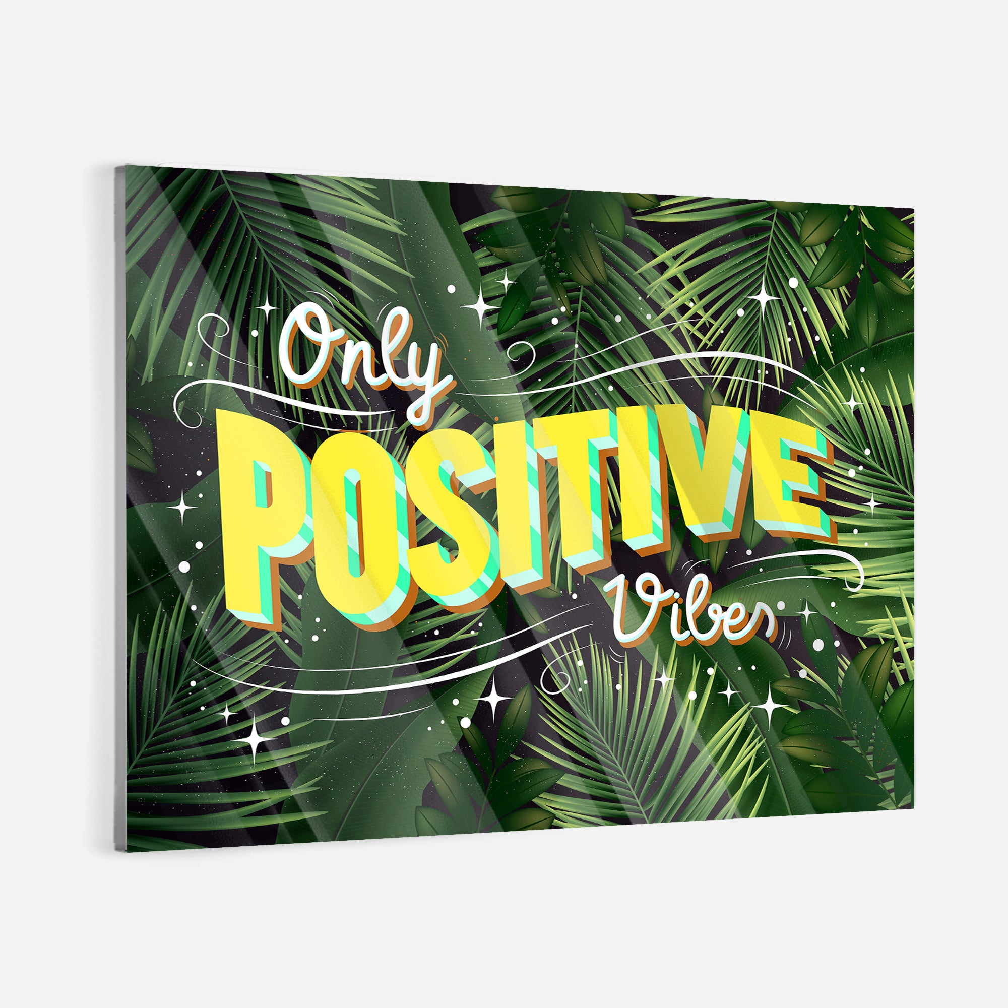 Positive Vibes - Leinwandbild