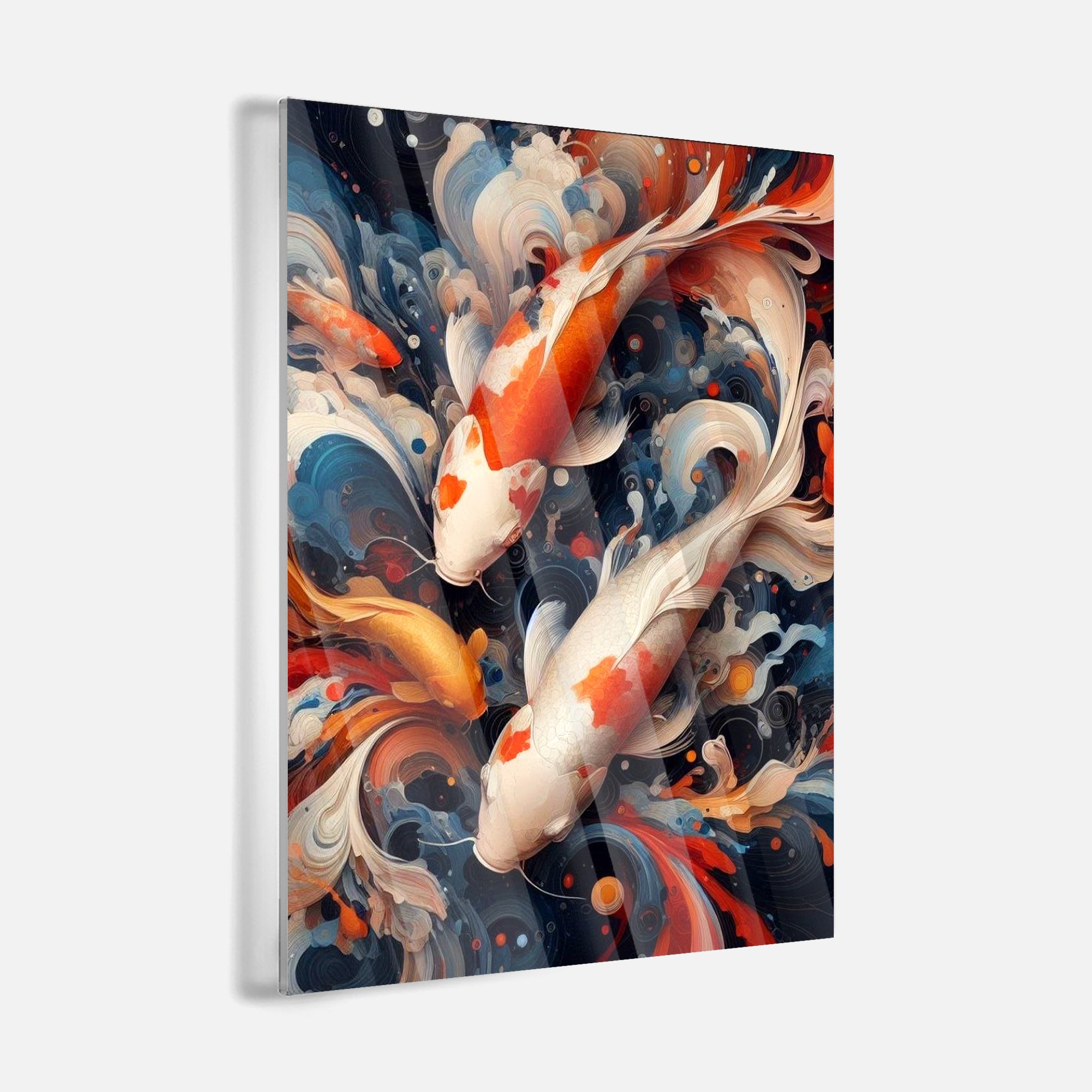 Koi Swimmers - Leinwandbild