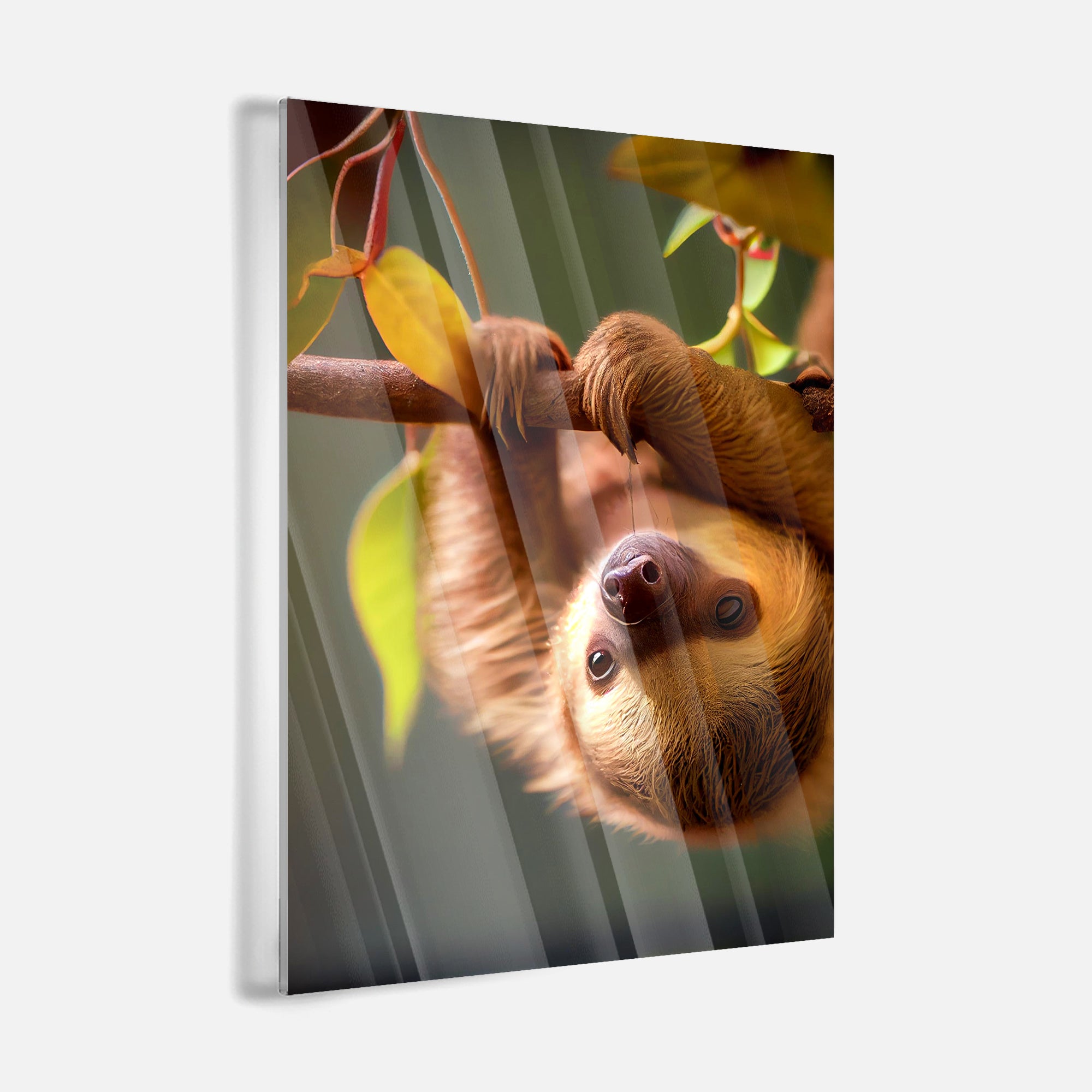 Hanging Sloth - Leinwandbild