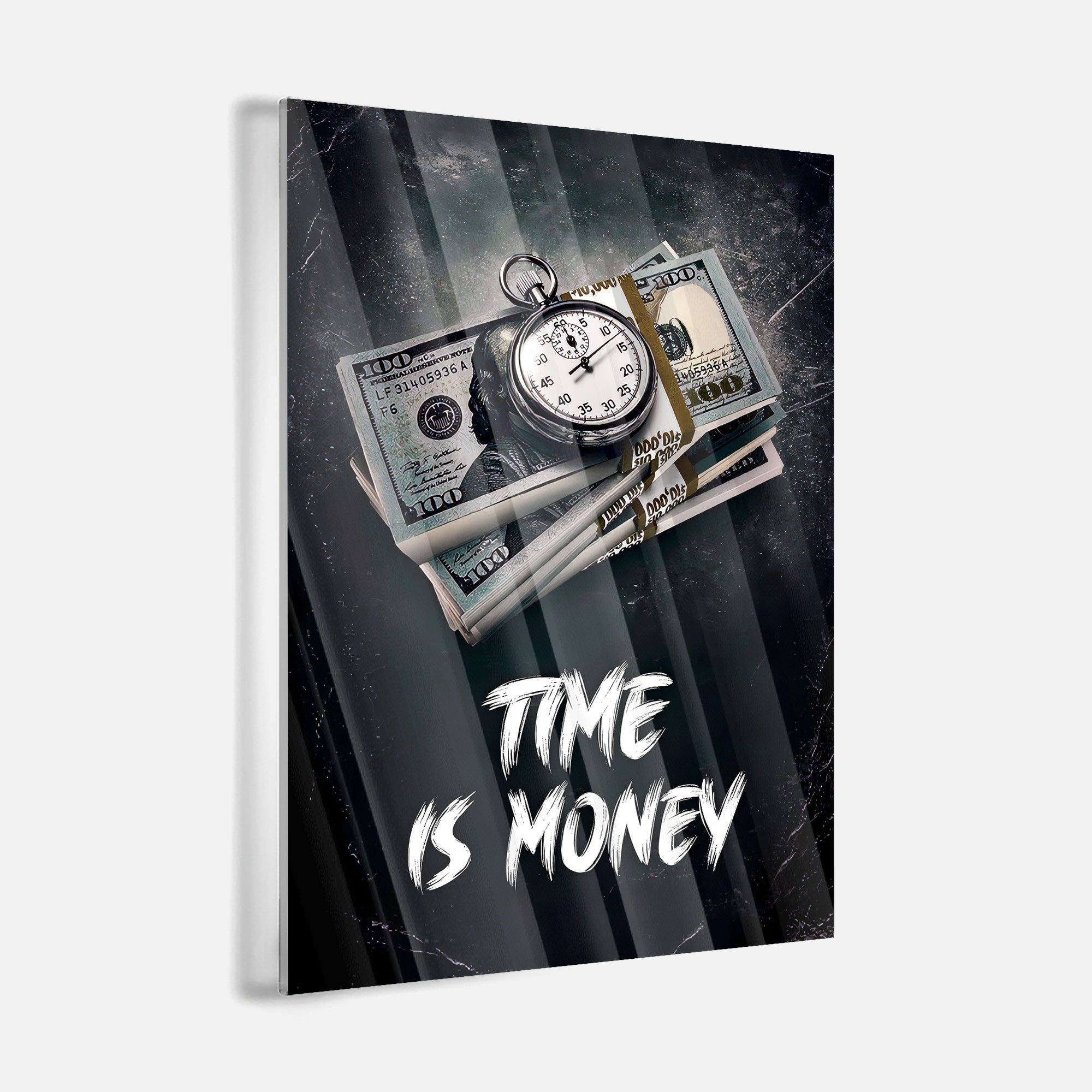 Time Is Money 2.0 - Leinwandbild