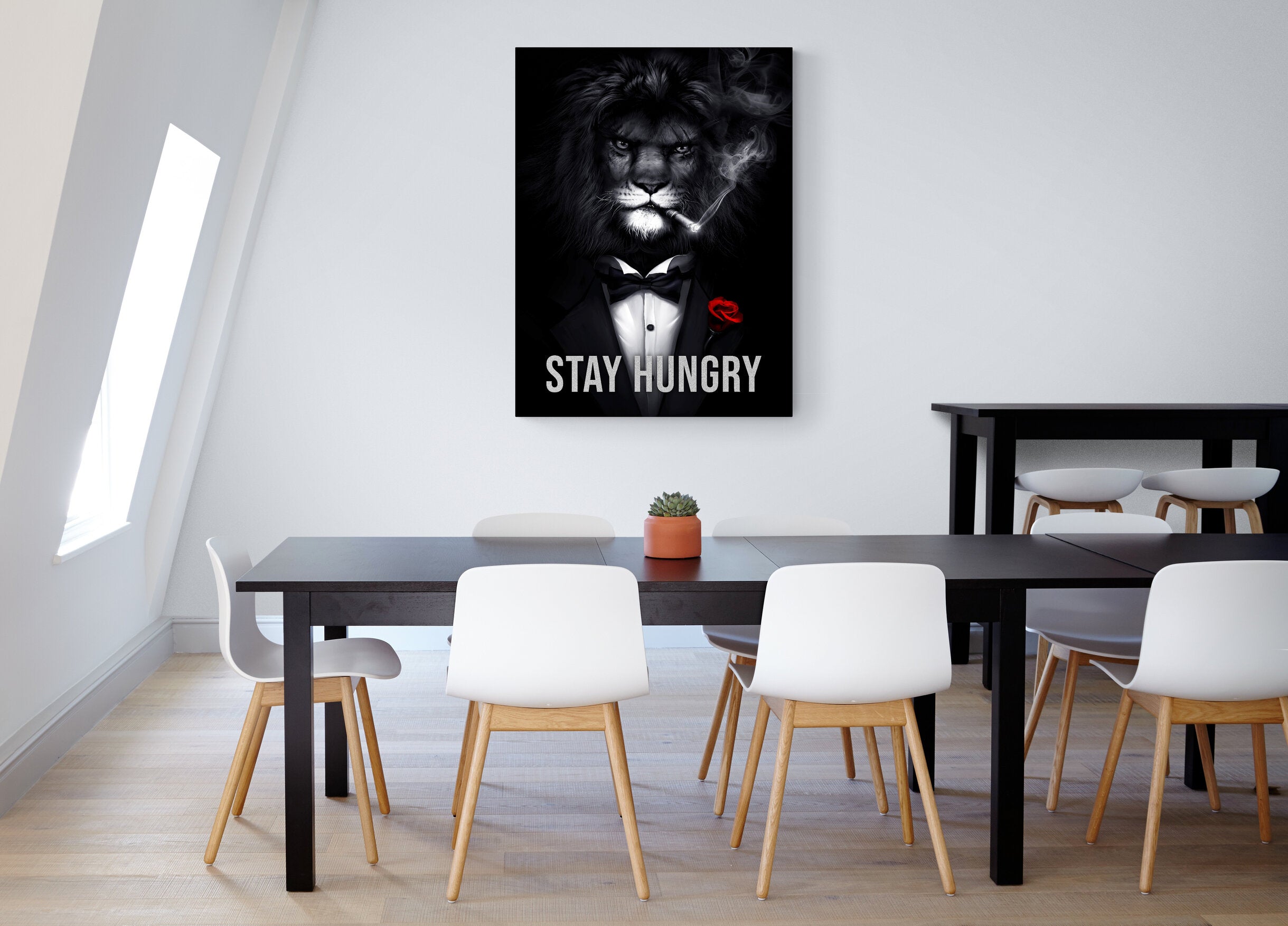 Stay Hungry - Leinwandbild