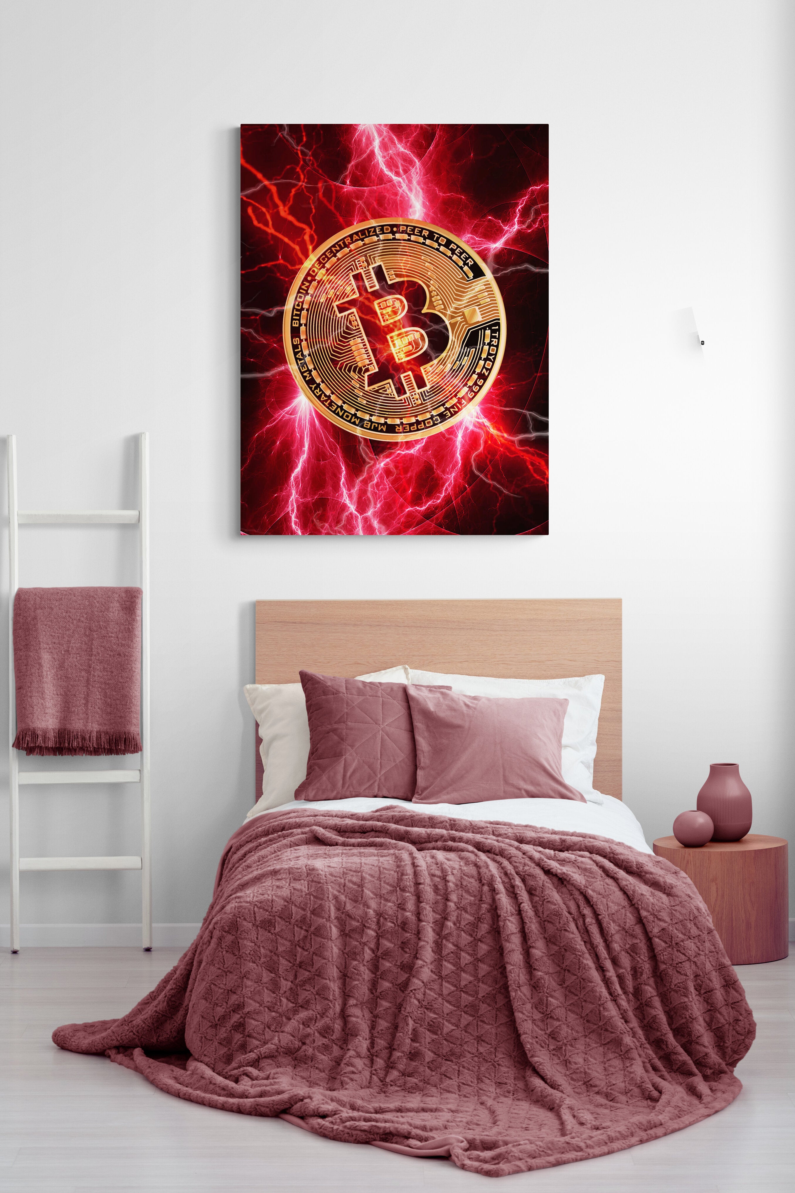 Bitcoin Power - Alu Acrylglas