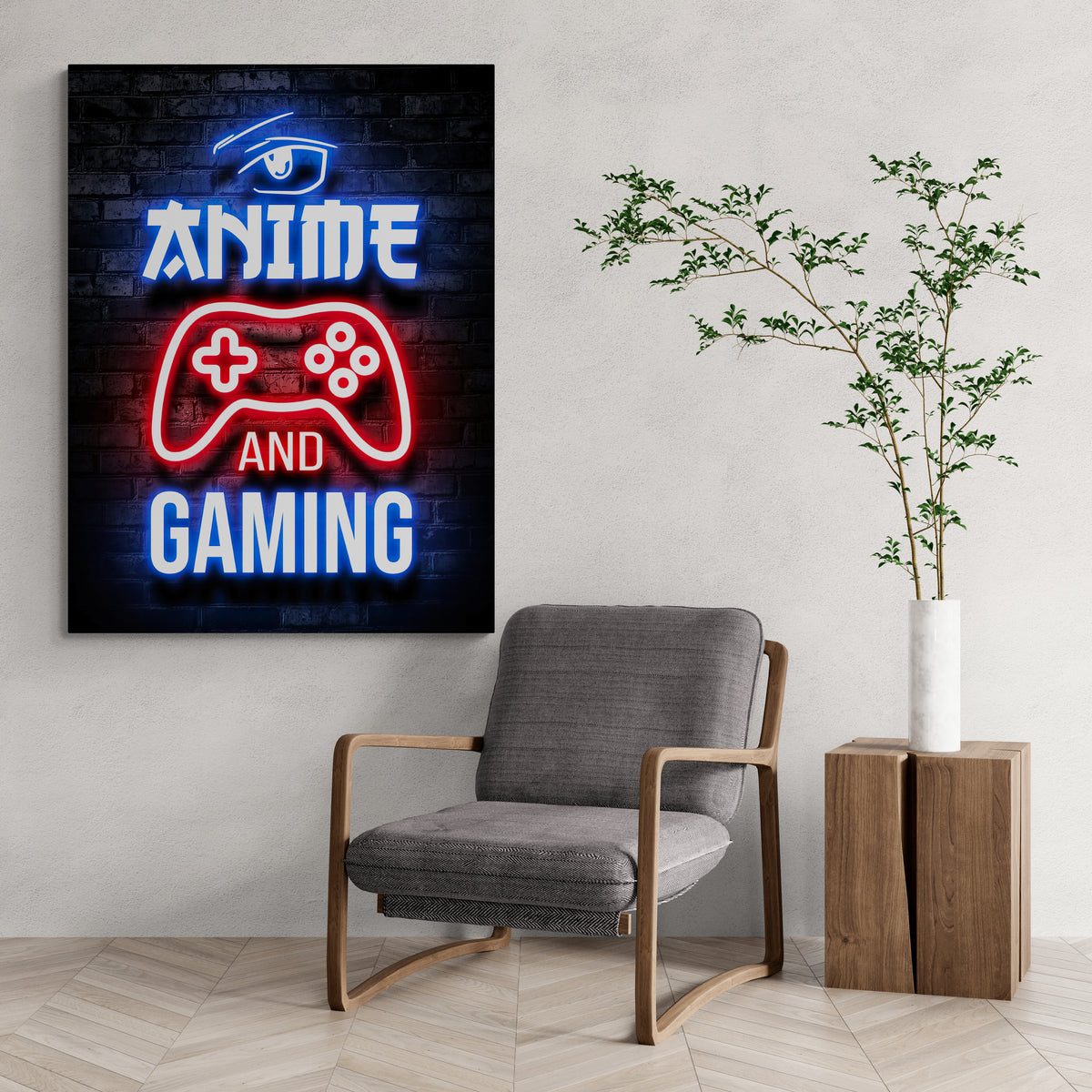 Anime Gaming - Canvas Picture