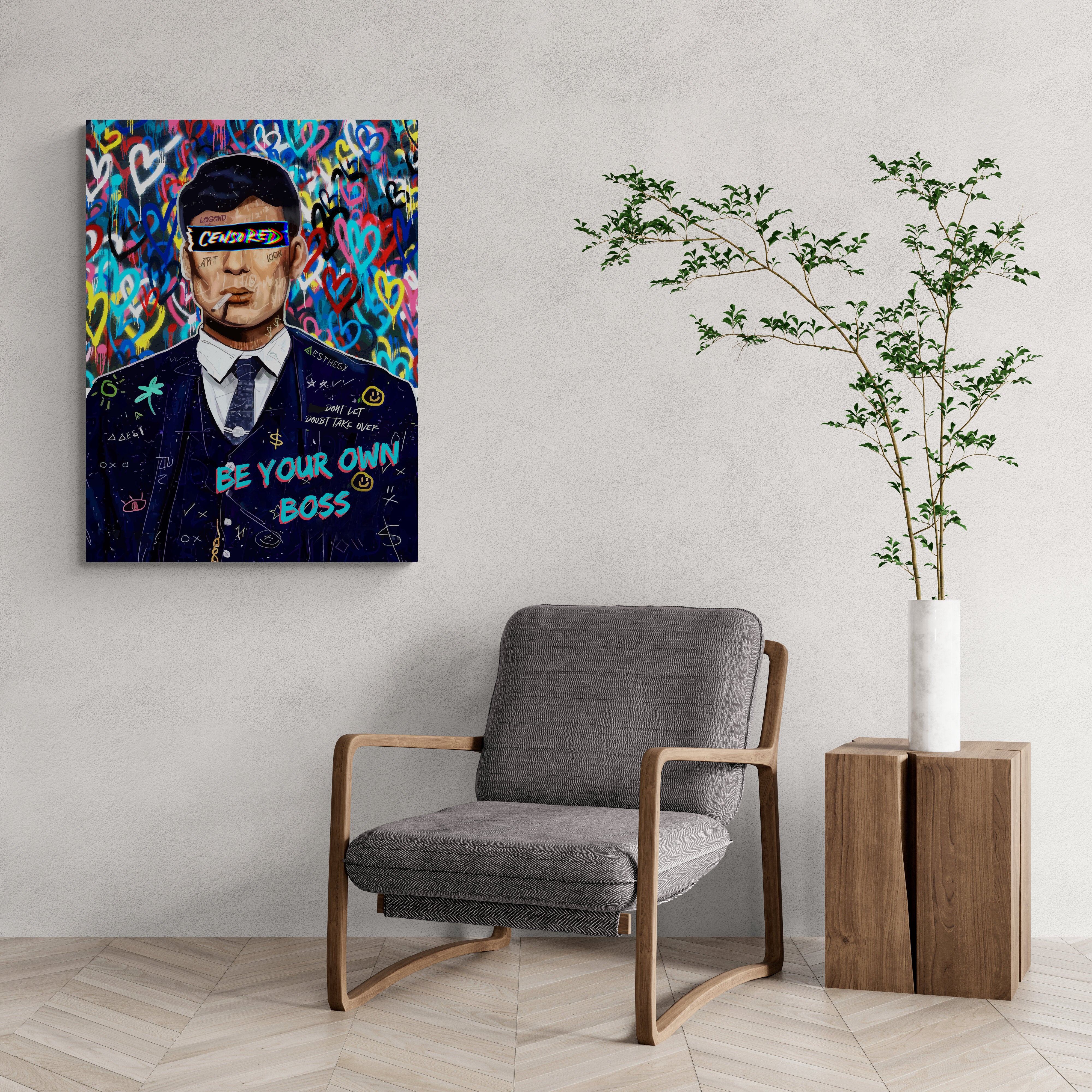 Be Your Own Boss - canvas picture