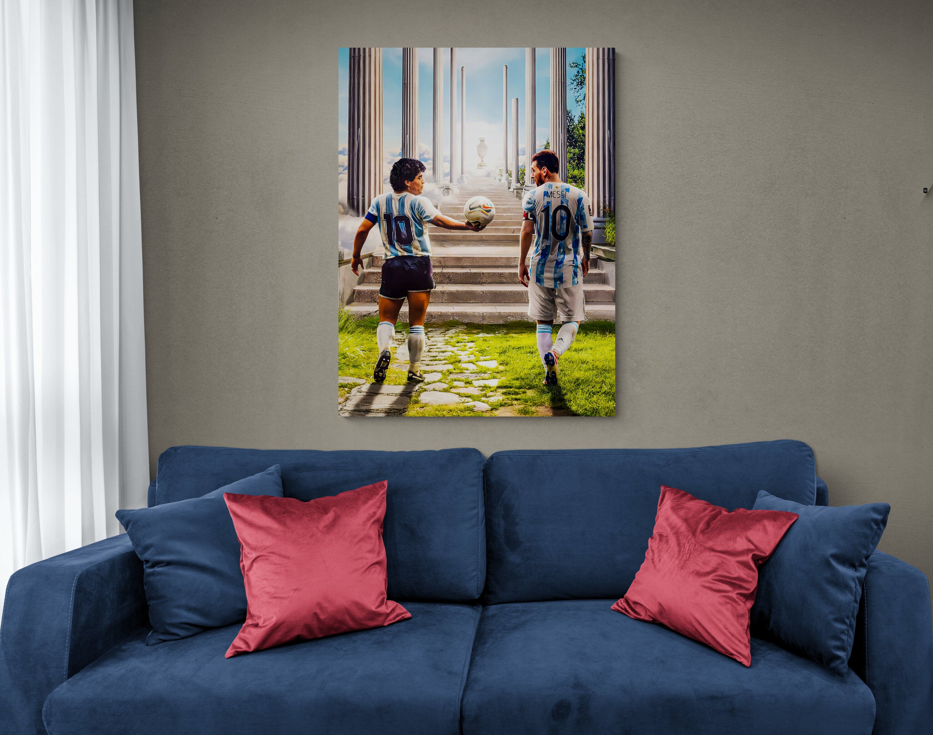 Football Olympus - canvas picture