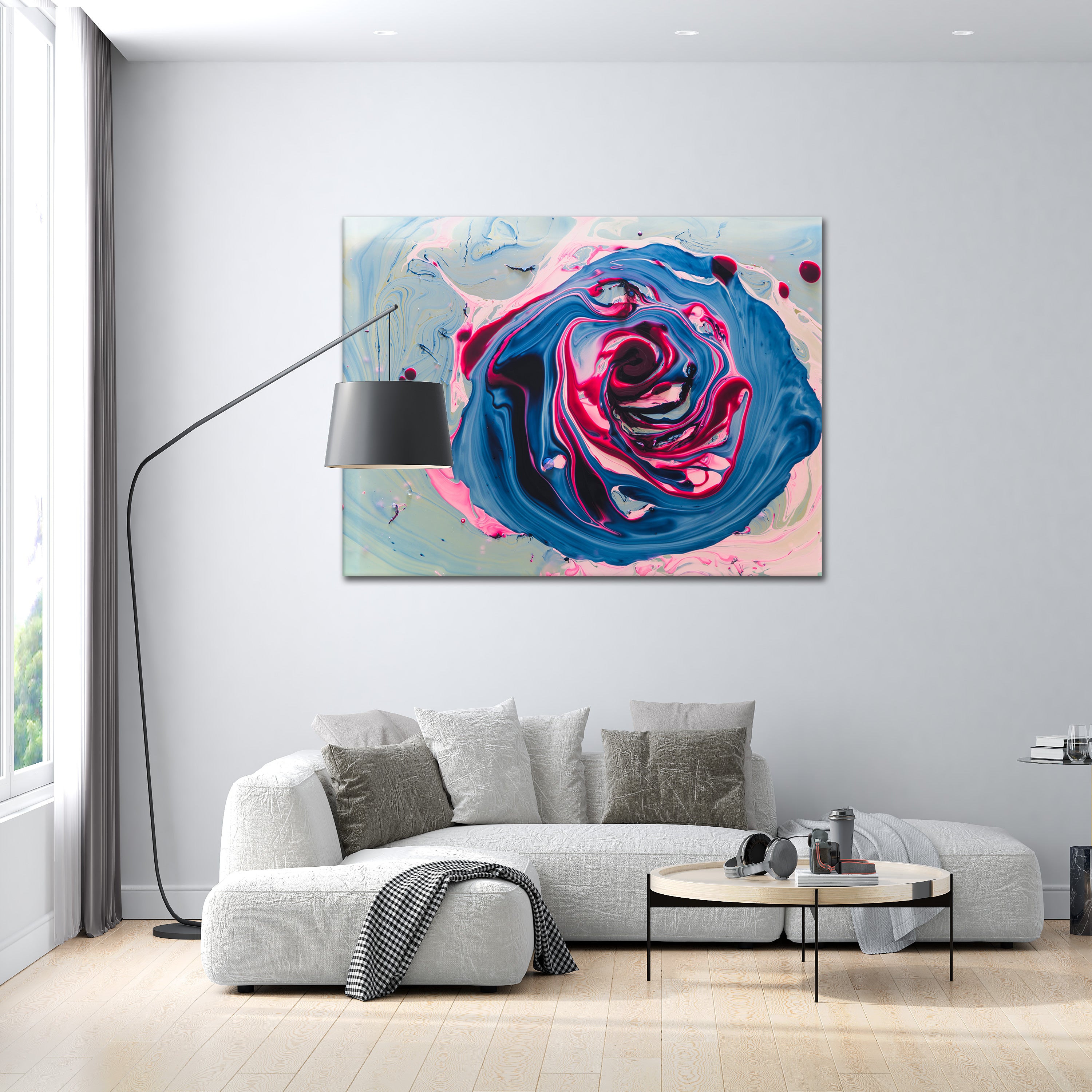 Abstract Rose - Leinwandbild