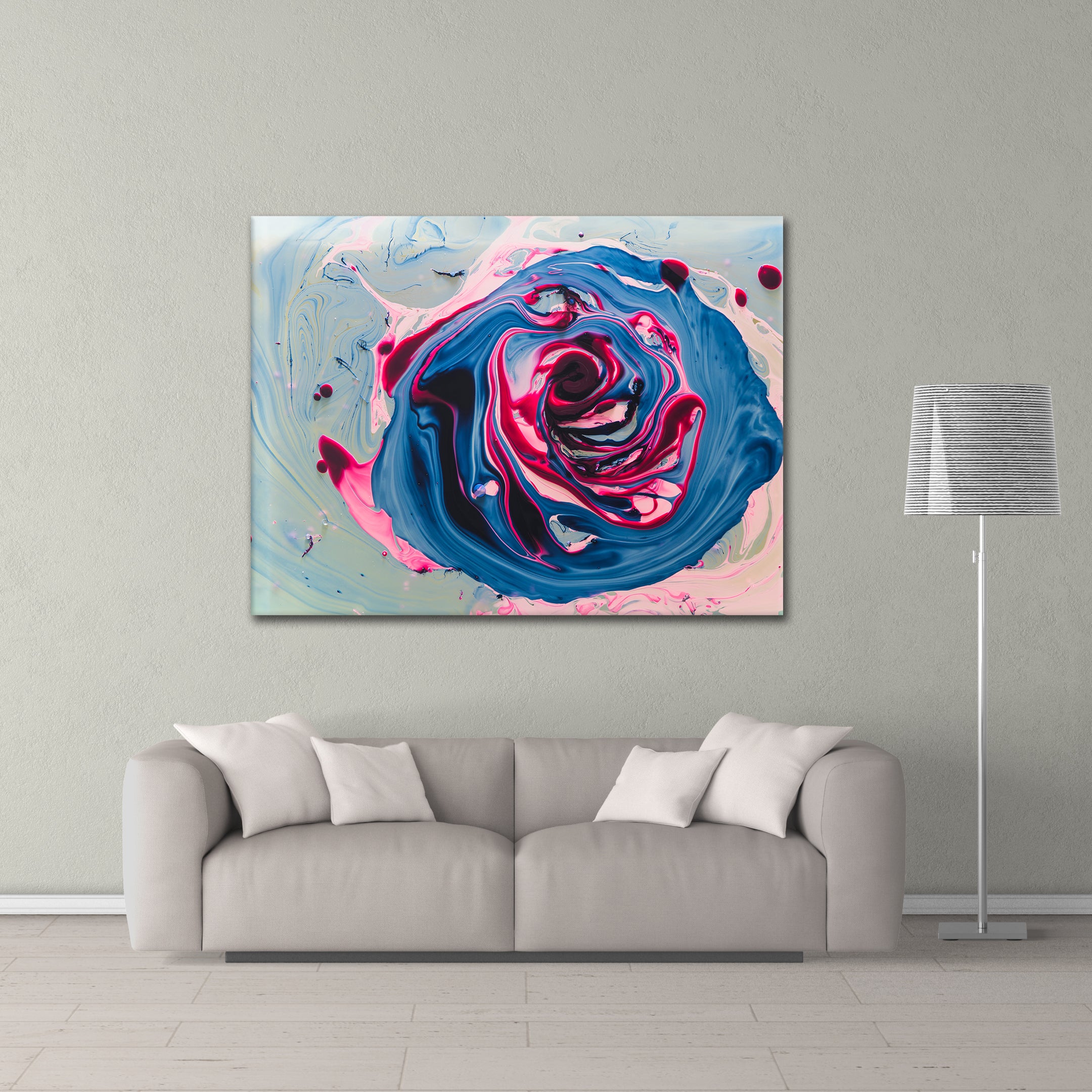 Abstract Rose - Alu-Acrylglas