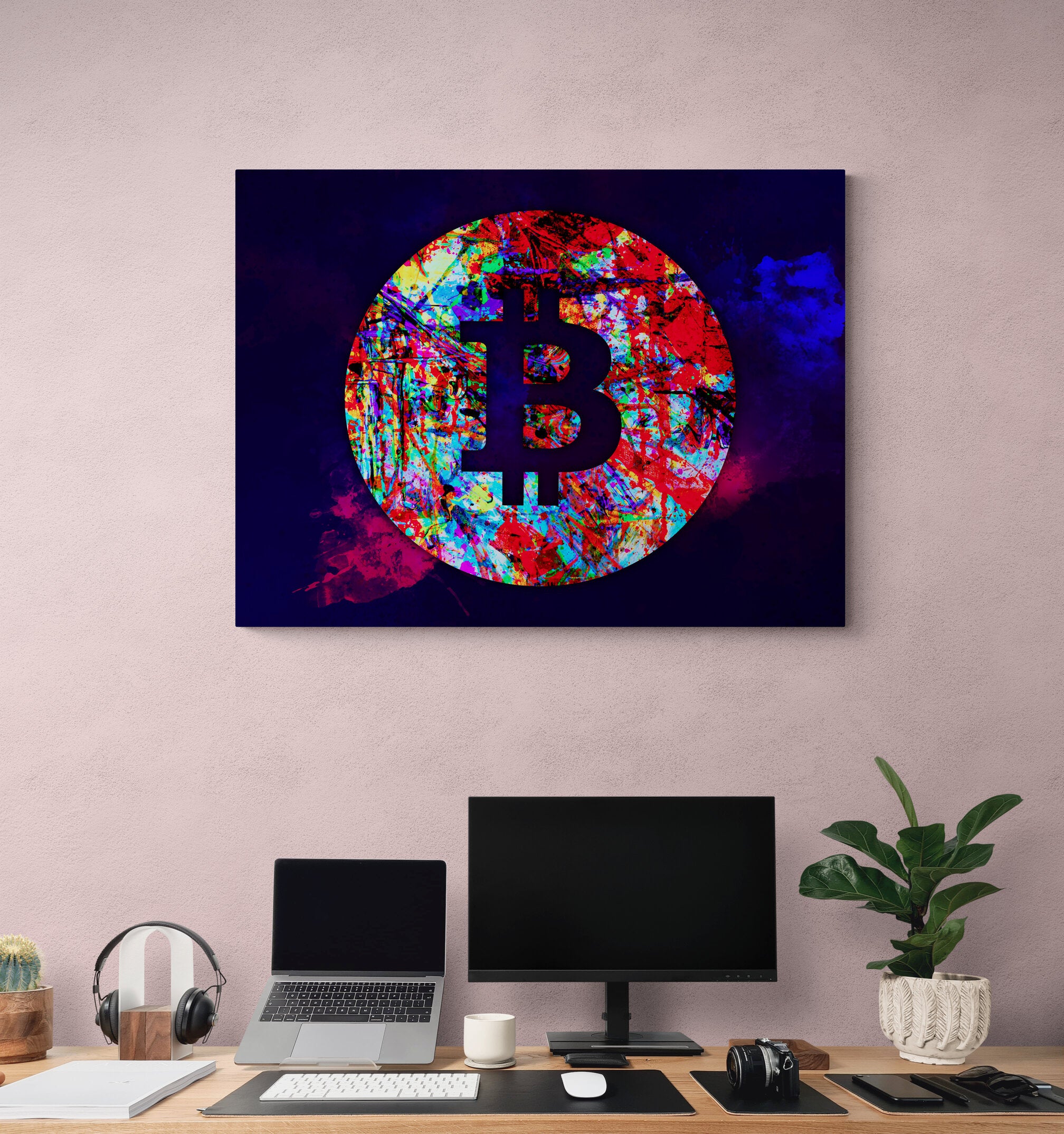 Crazycoin - canvas picture