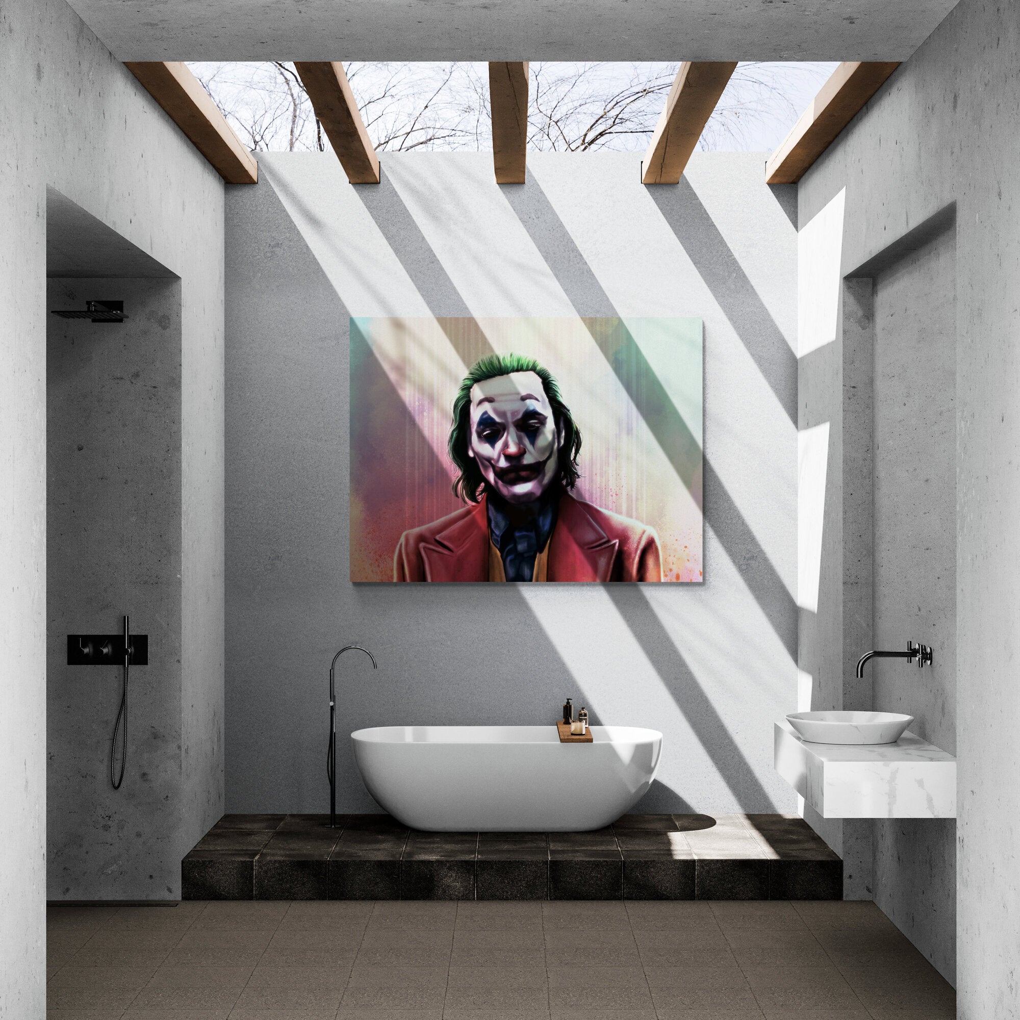 Joker Time - aluminum acrylic glass