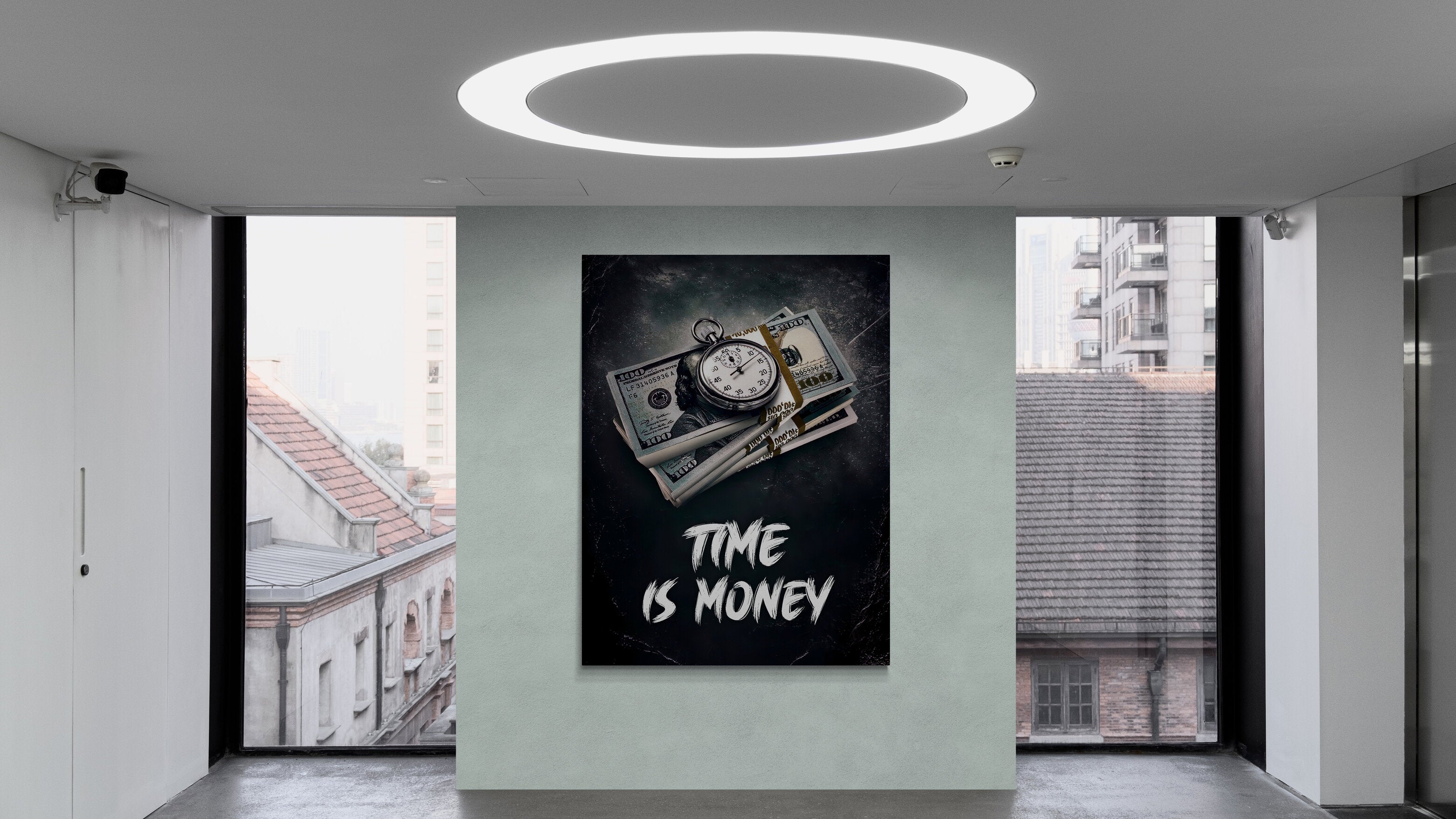 Time Is Money 2.0 - Leinwandbild