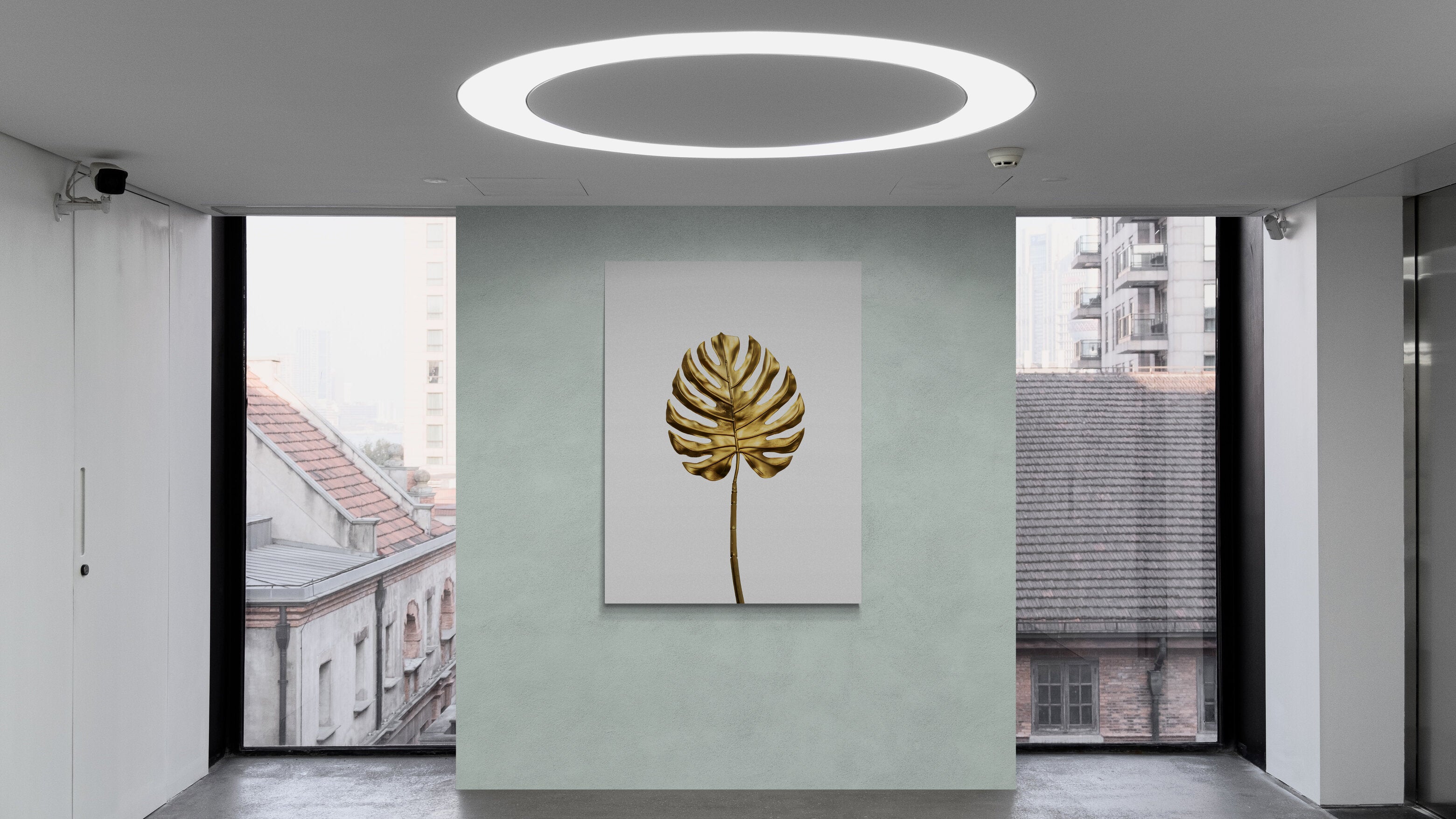 Golden Plant - Leinwandbild