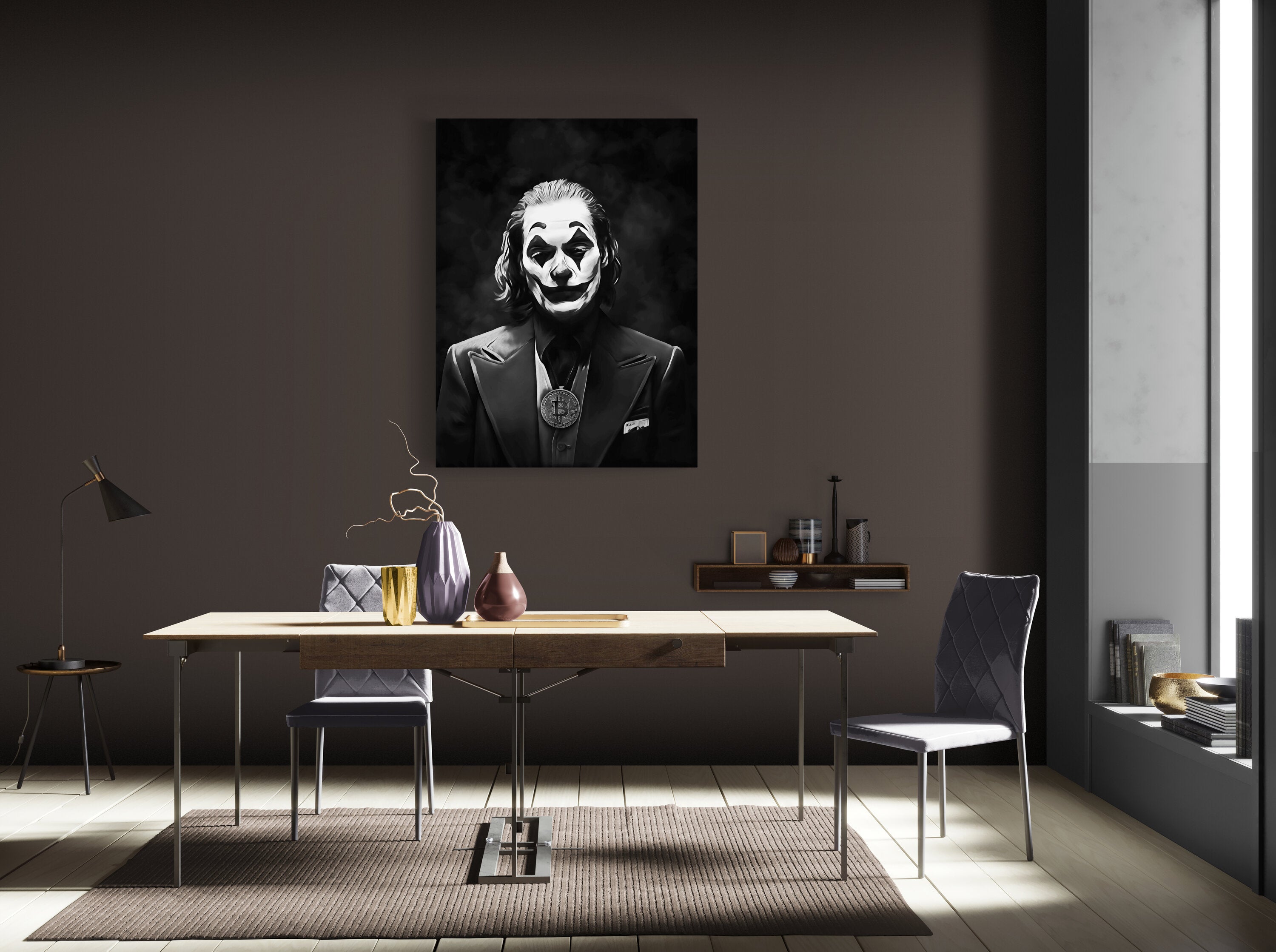 Joker's Face - aluminum acrylic glass