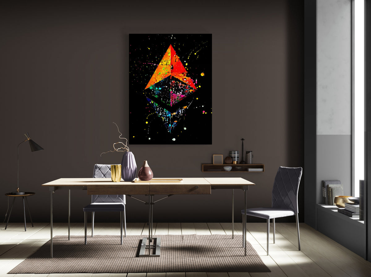 Psychedelic Triangle Groove - canvas picture