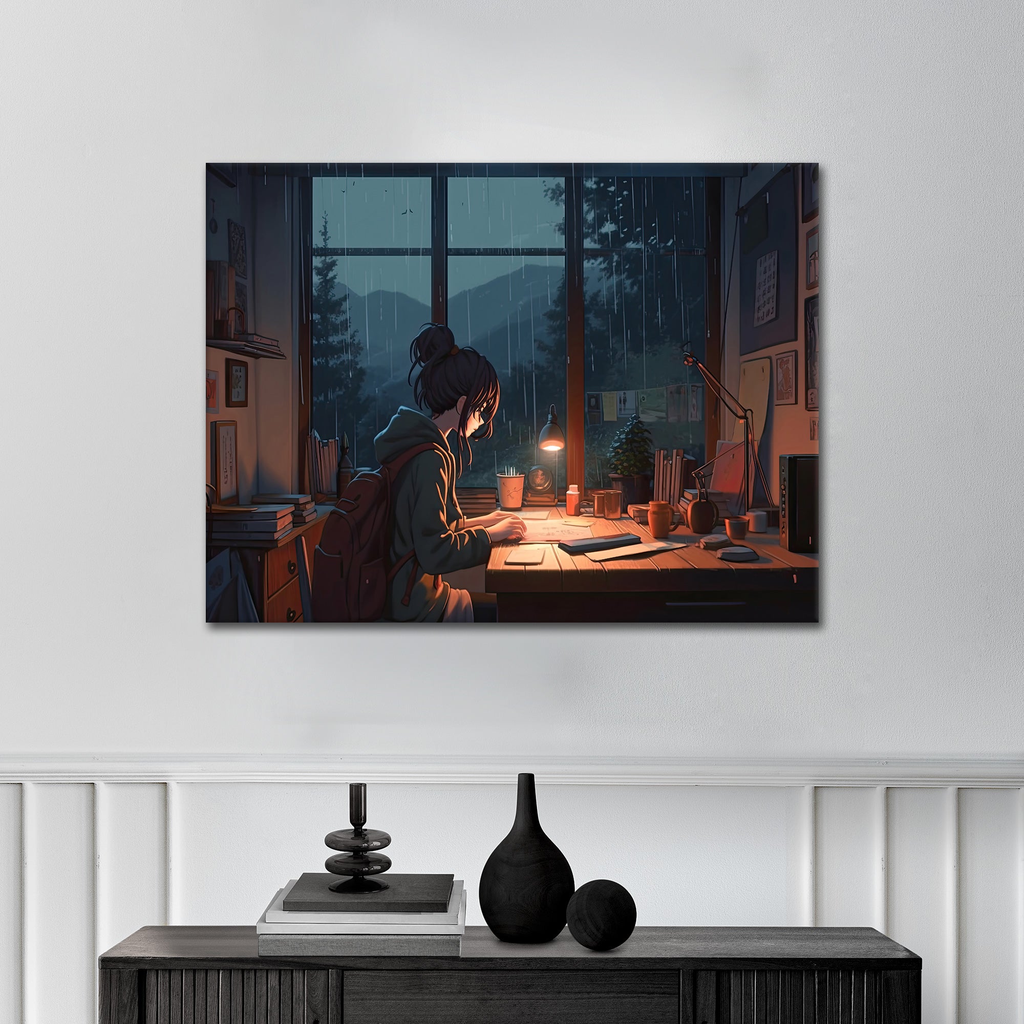 Studious Solitude - canvas picture