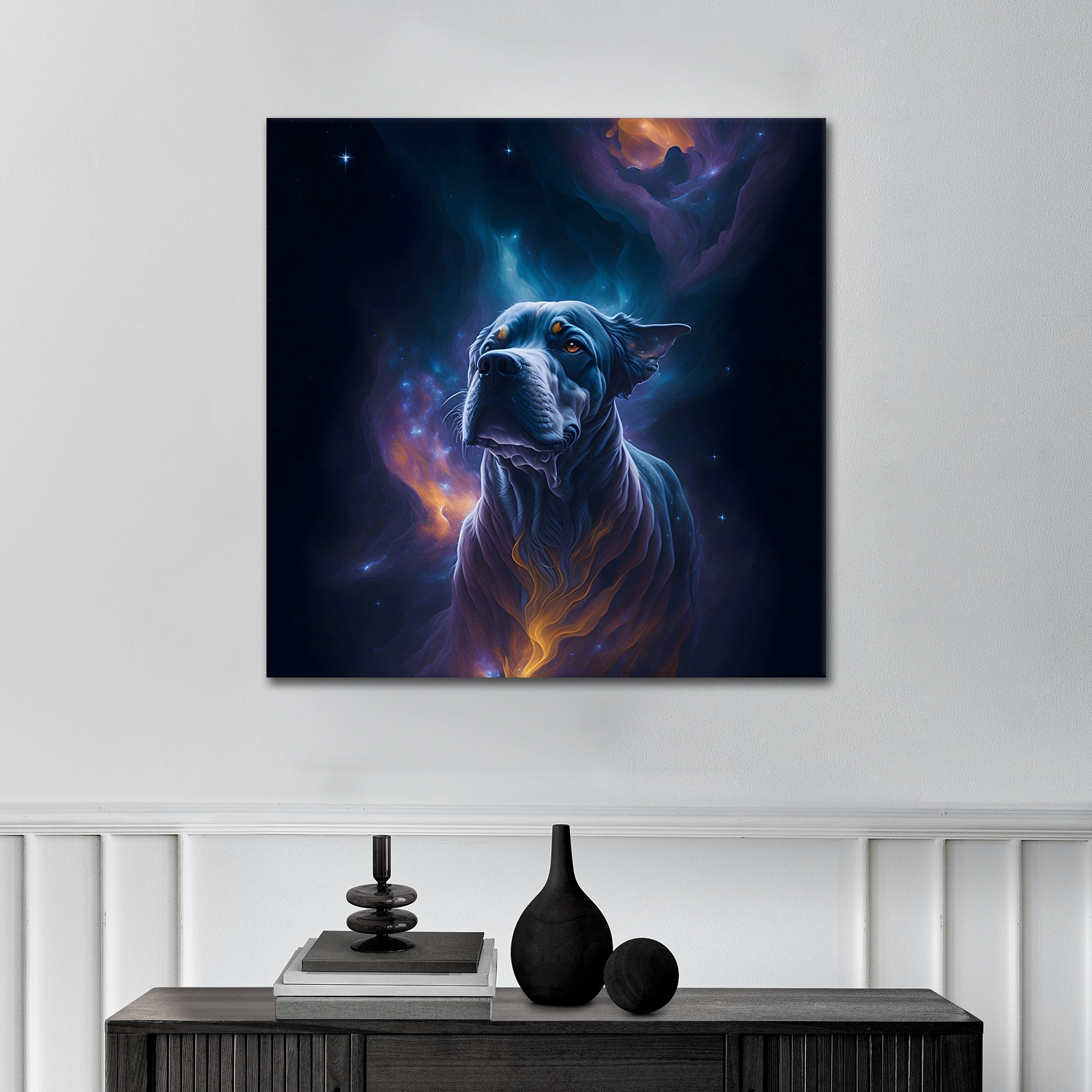 Space Dog - canvas picture