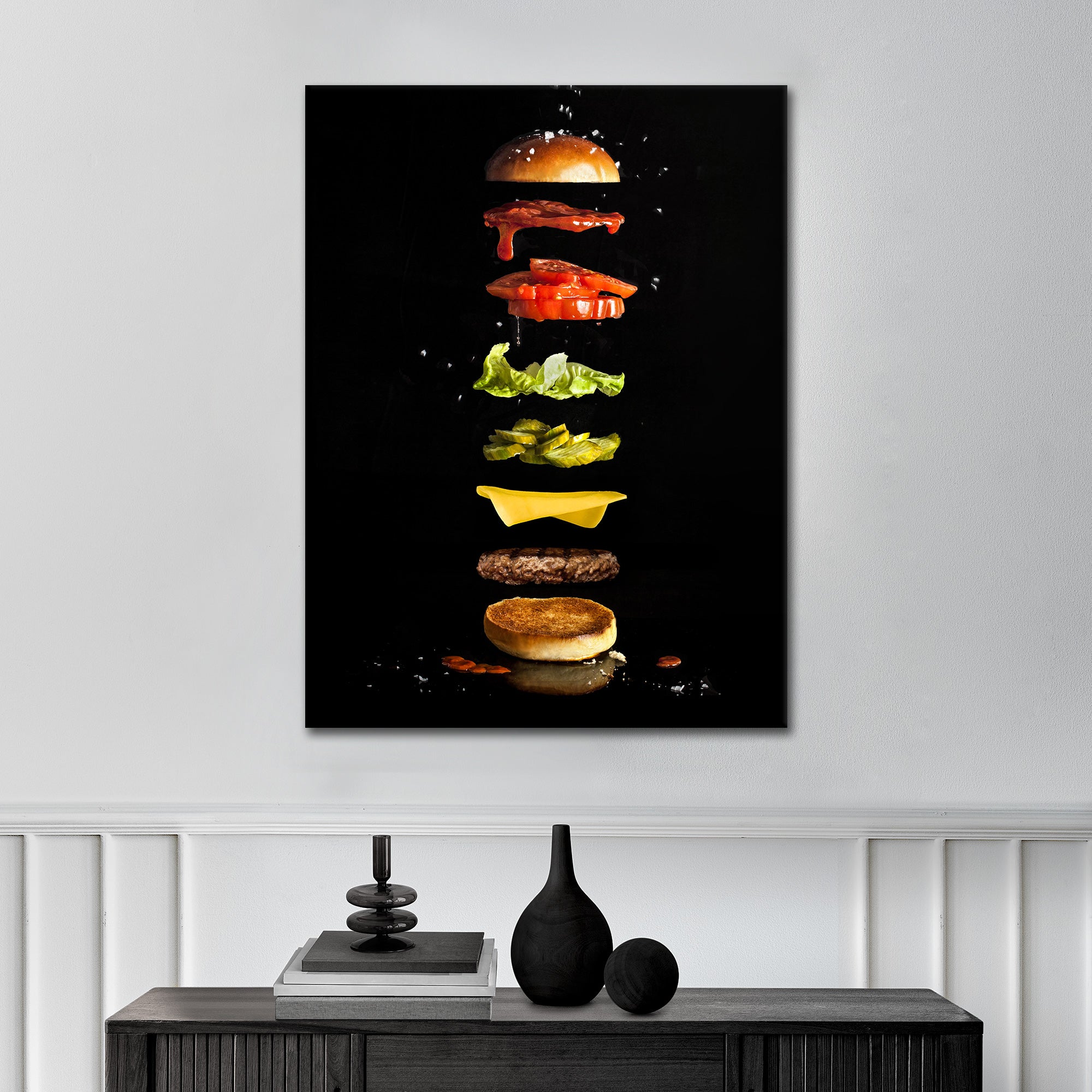 Cinematic Cheeseburger - canvas picture