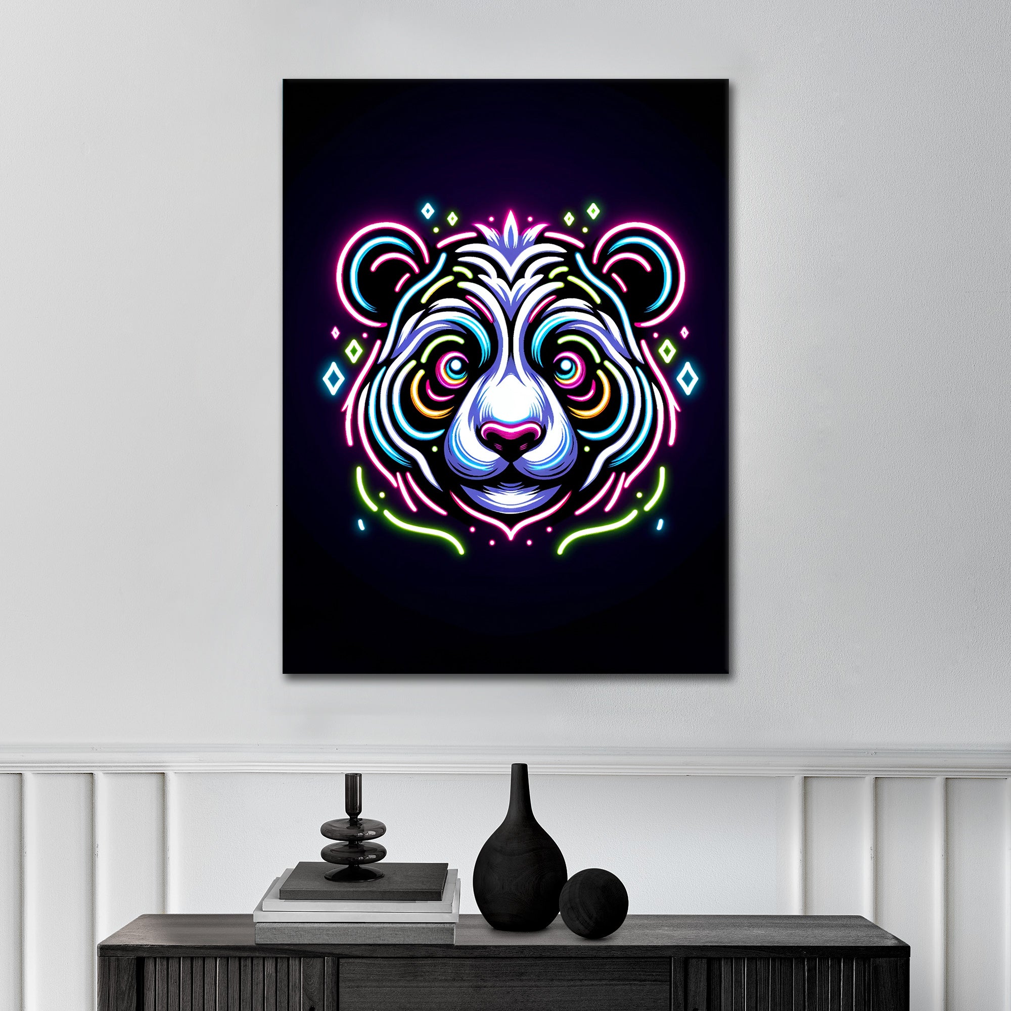 Neon Panda - Poster