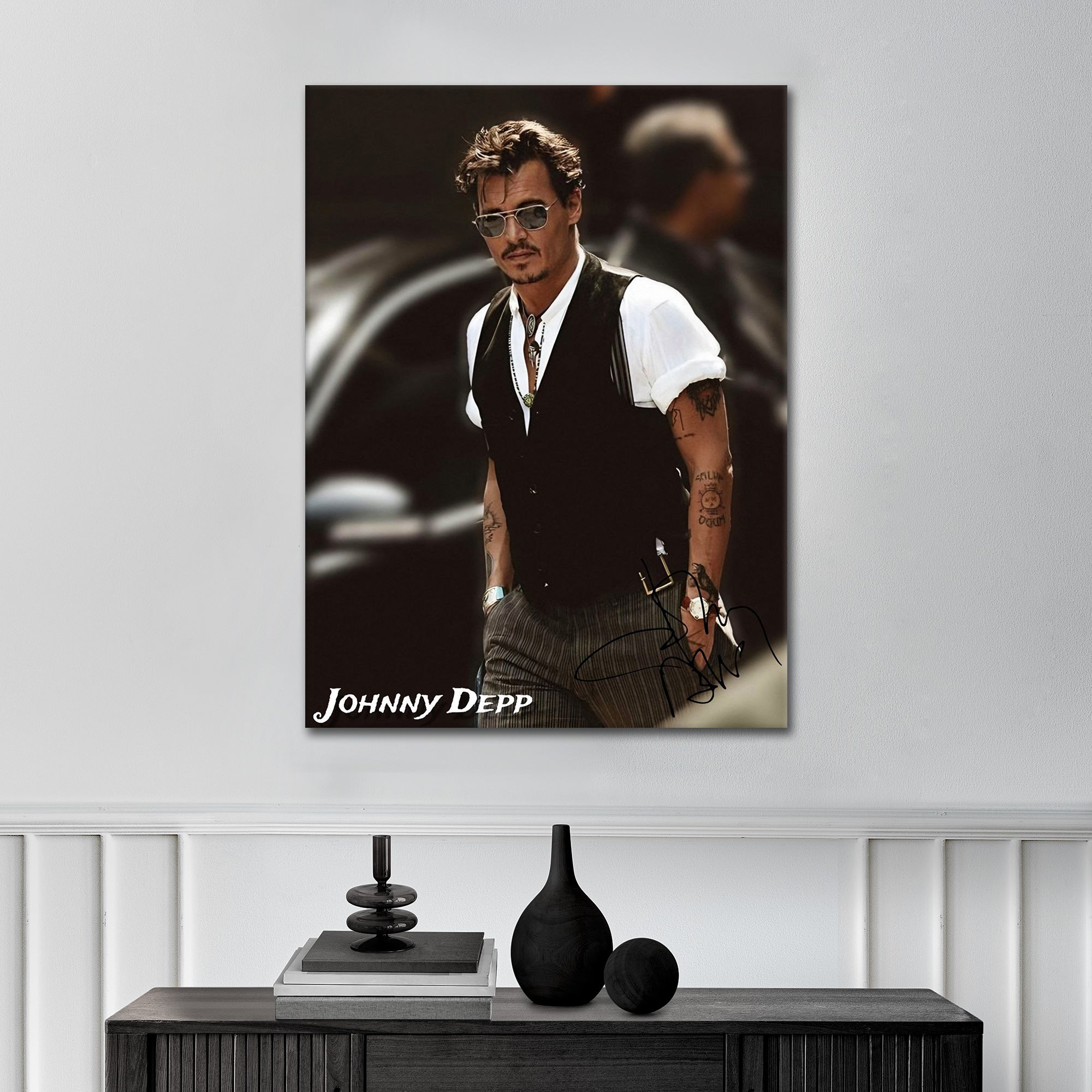 Stylish Johny Depp - Acrylglas