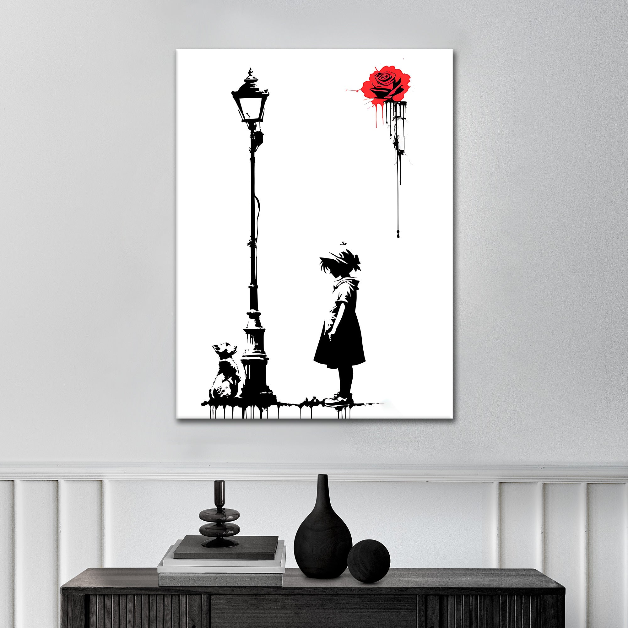 Banksy Innocence Shade - Leinwandbild