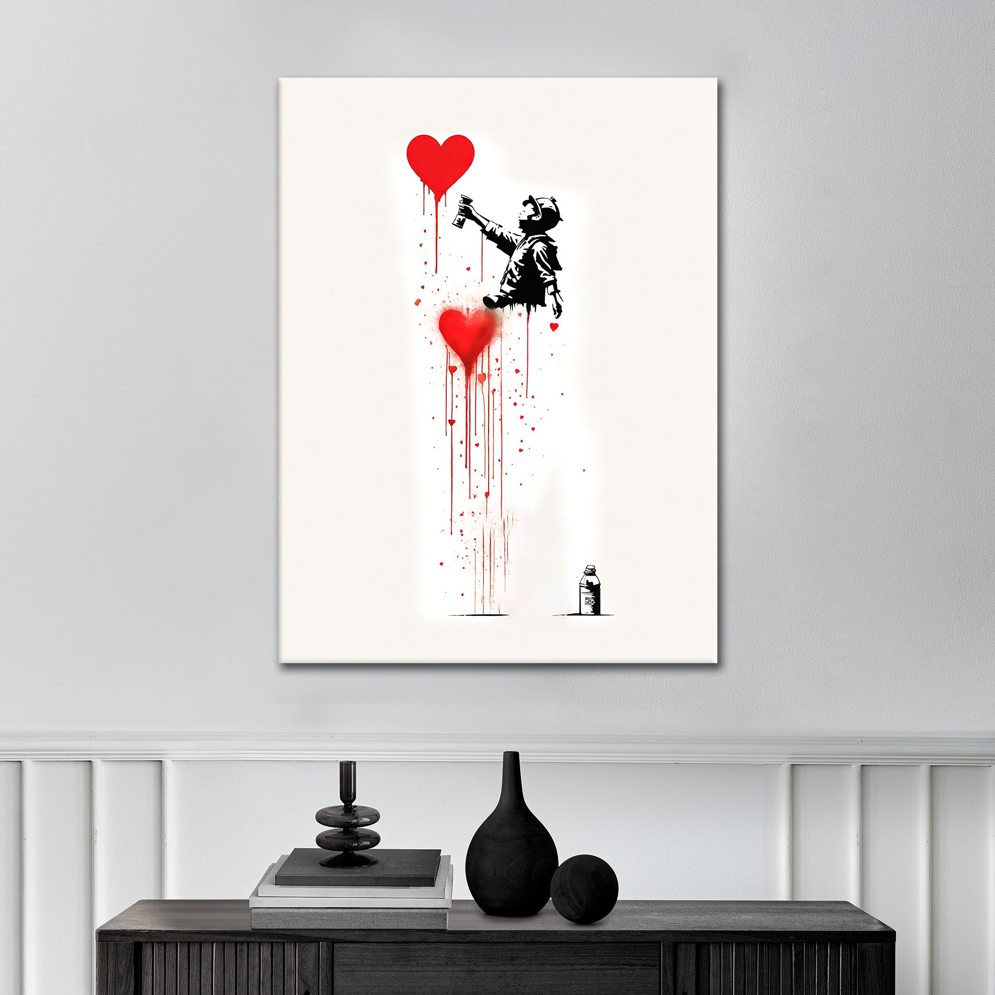 Banksy Love's Graffiti - Acrylglas