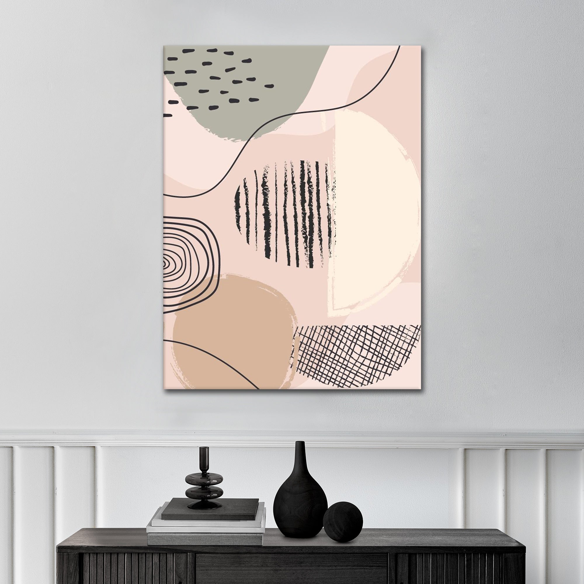 Pink Pastell Lines - Poster