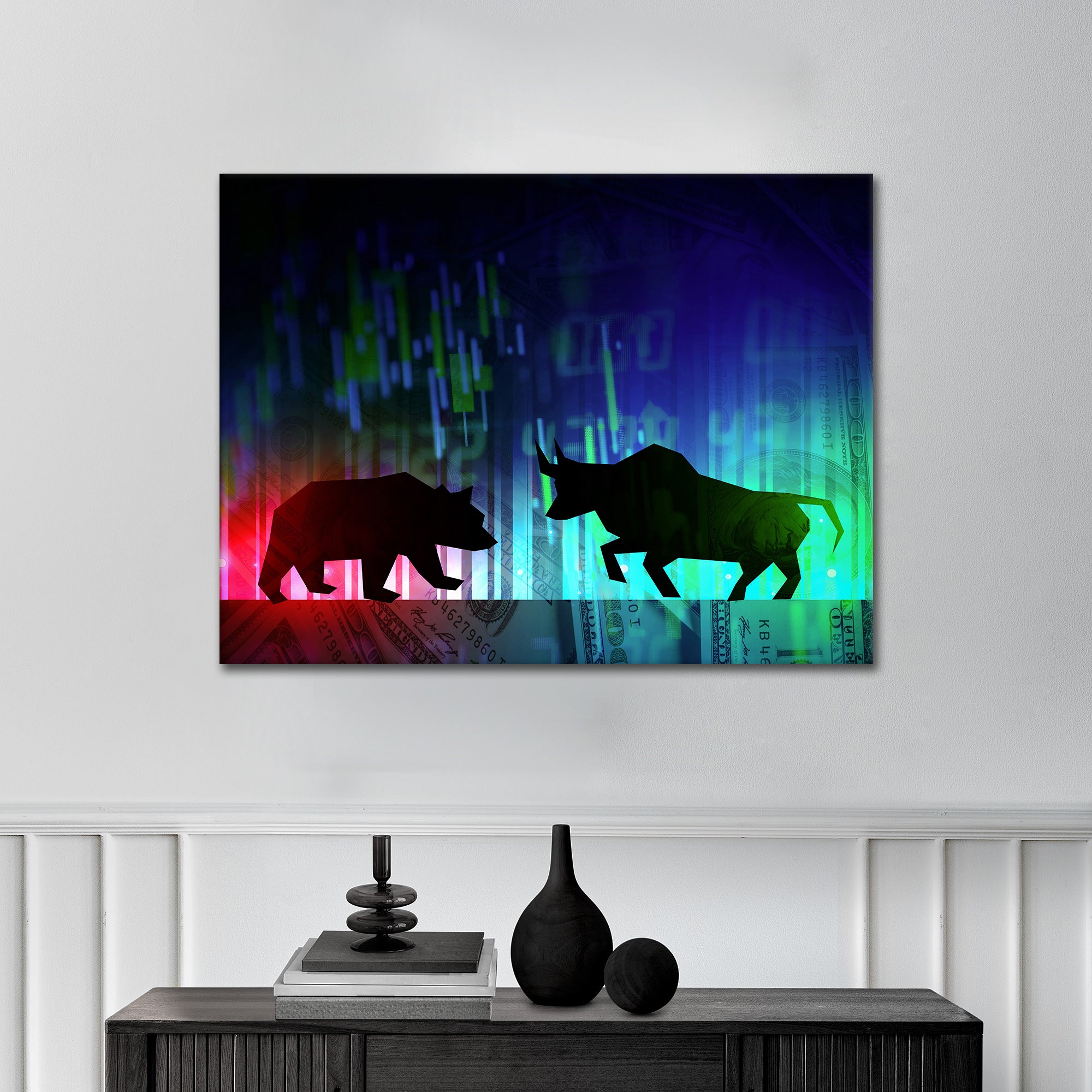 Market Beasts - canvas picture