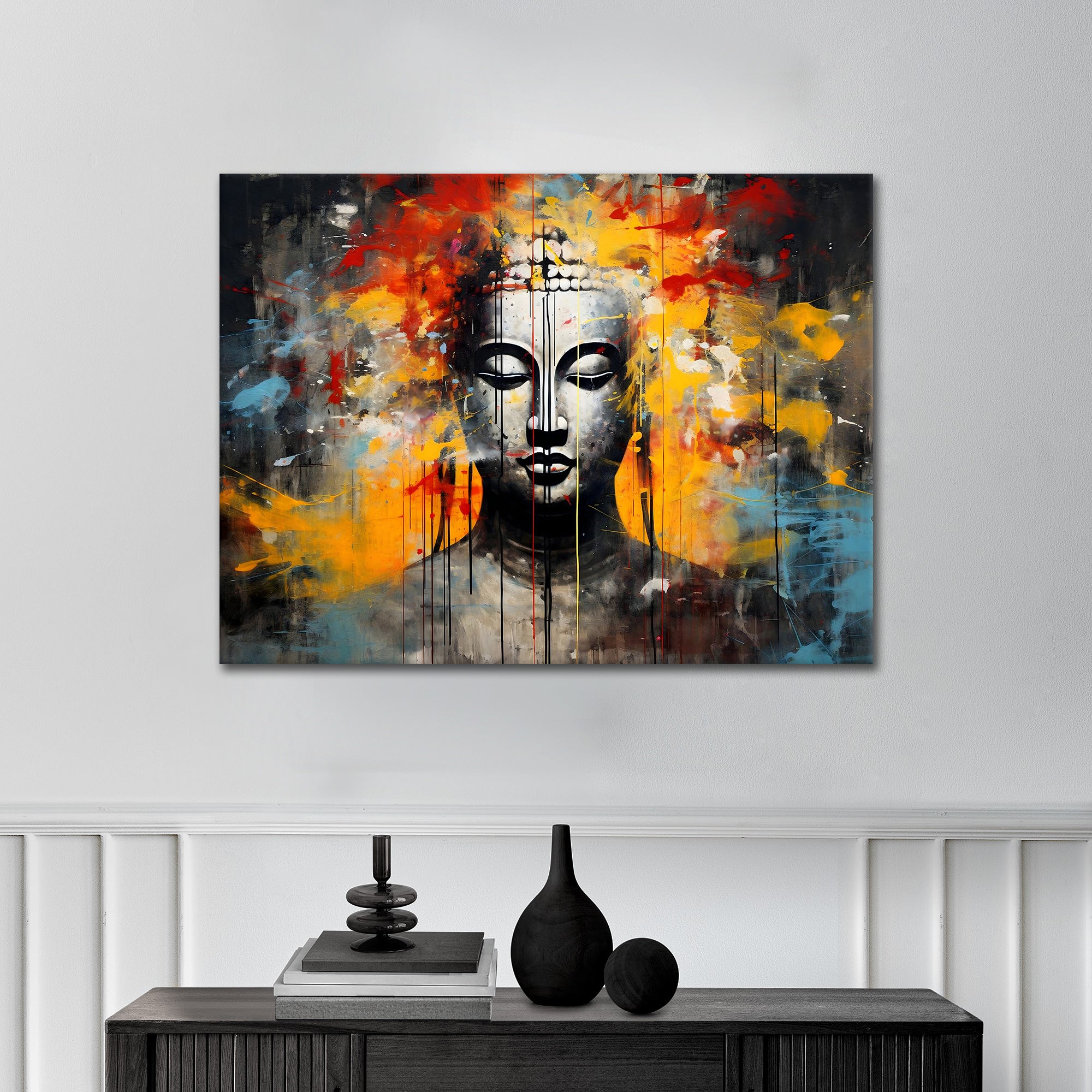 Meditative Splashes - canvas picture