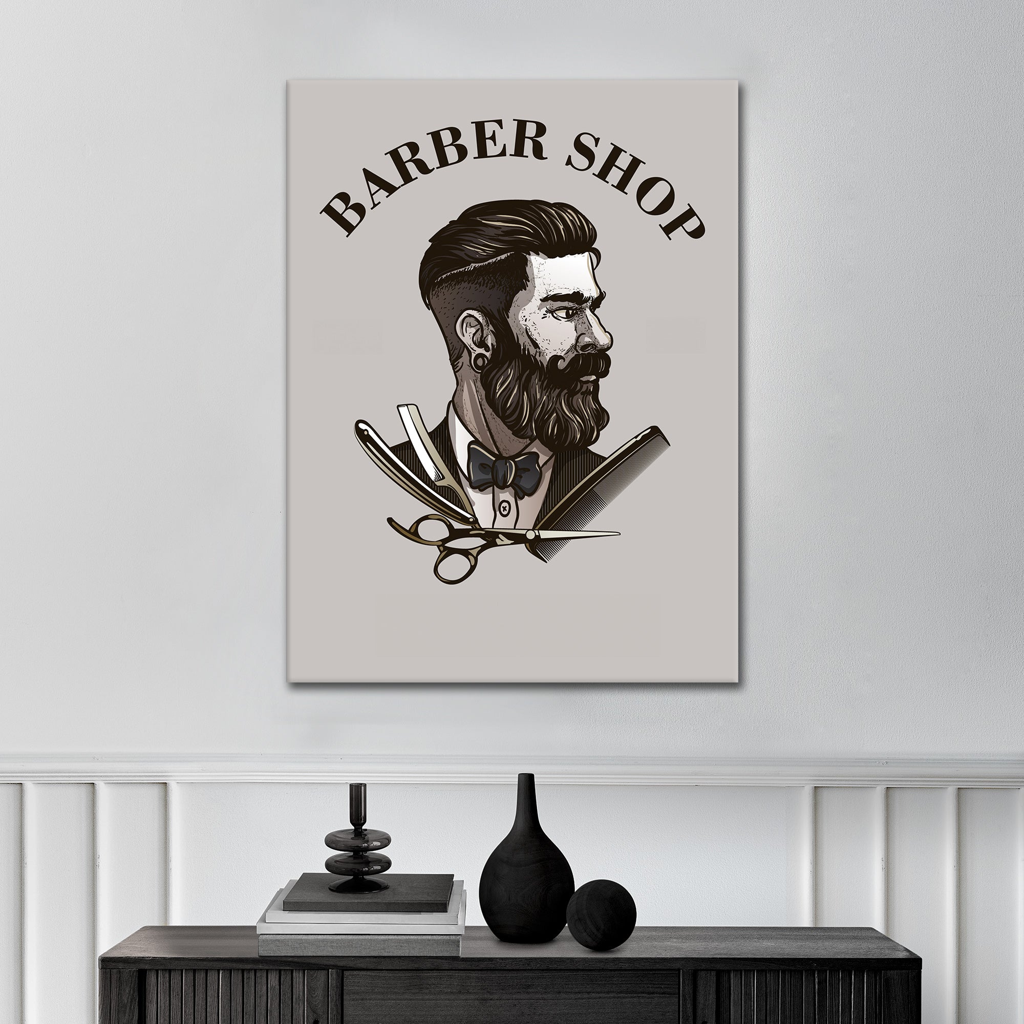 Barber Art - Leinwandbild