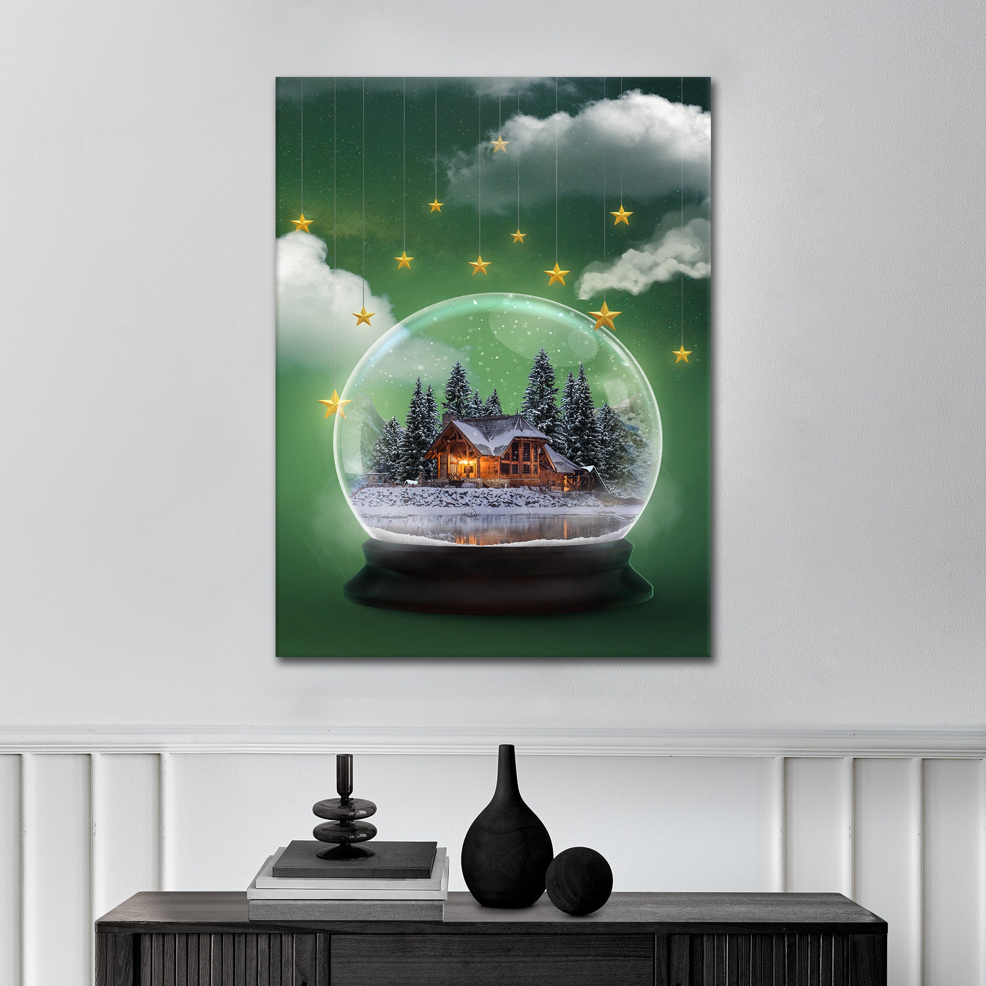 Magical Snow Globe - Leinwandbild