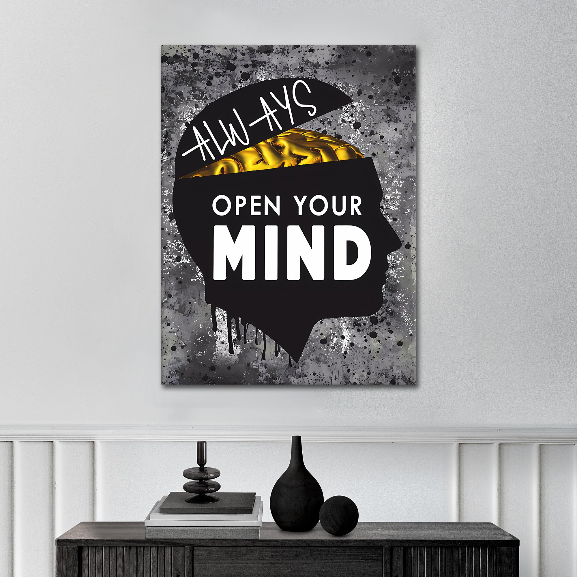 Mind Wide Open - Alu Acrylglas